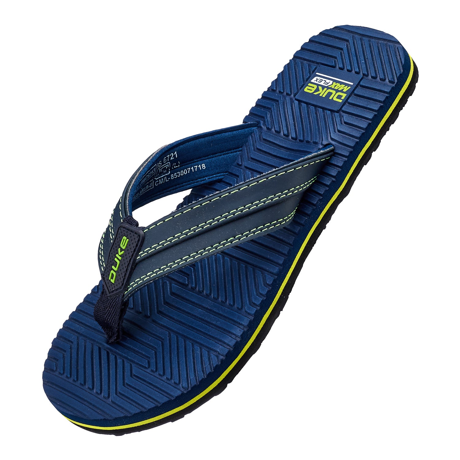 Duke Mens Textured Flip-Flops (FWC6213)