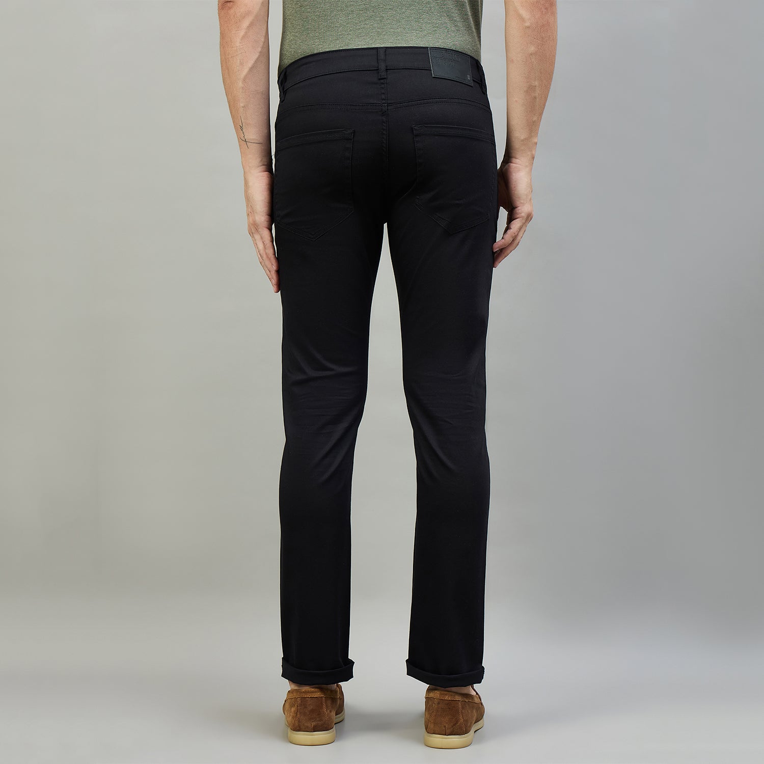 Duke Men Non-Denim Solid Casual Trouser (SDT4666R)