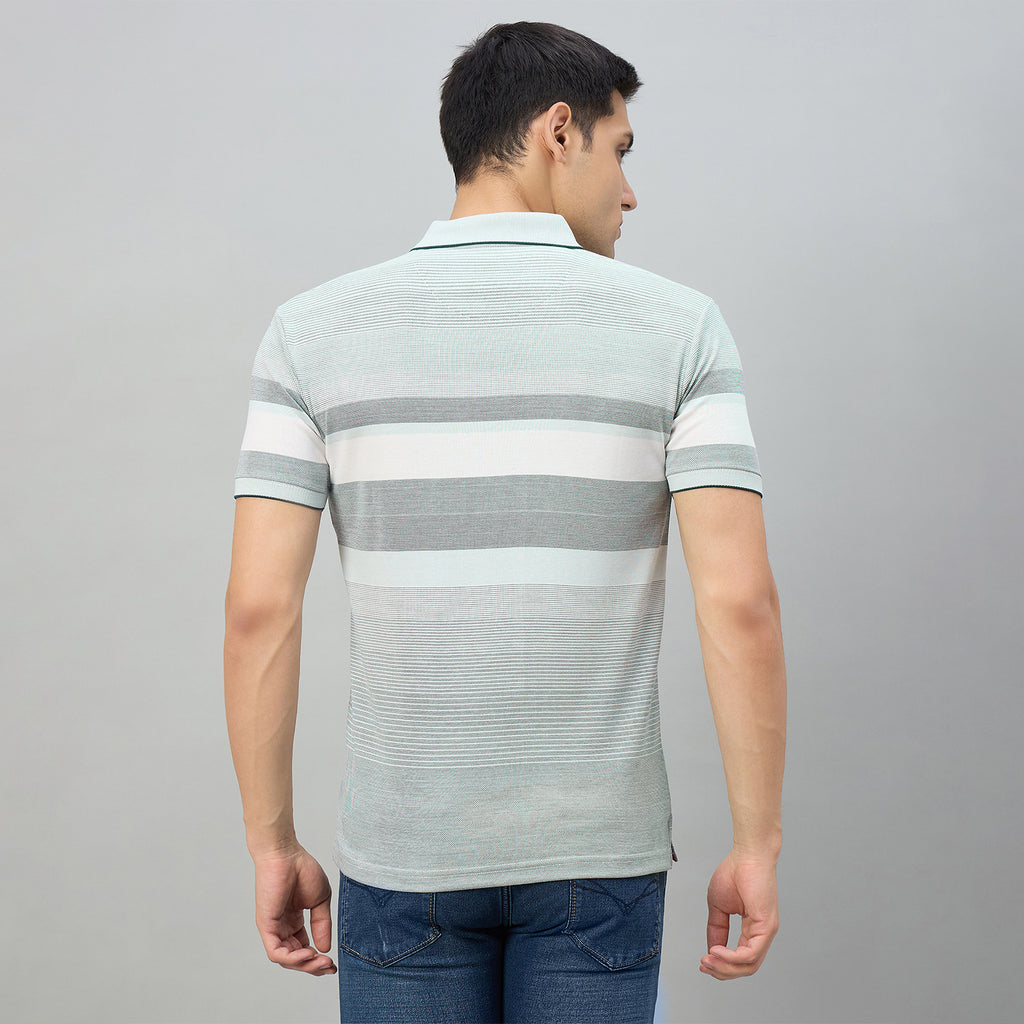 Duke Men Half Sleeve Cotton Regualr Fit Casual T-shirt (LF7899)