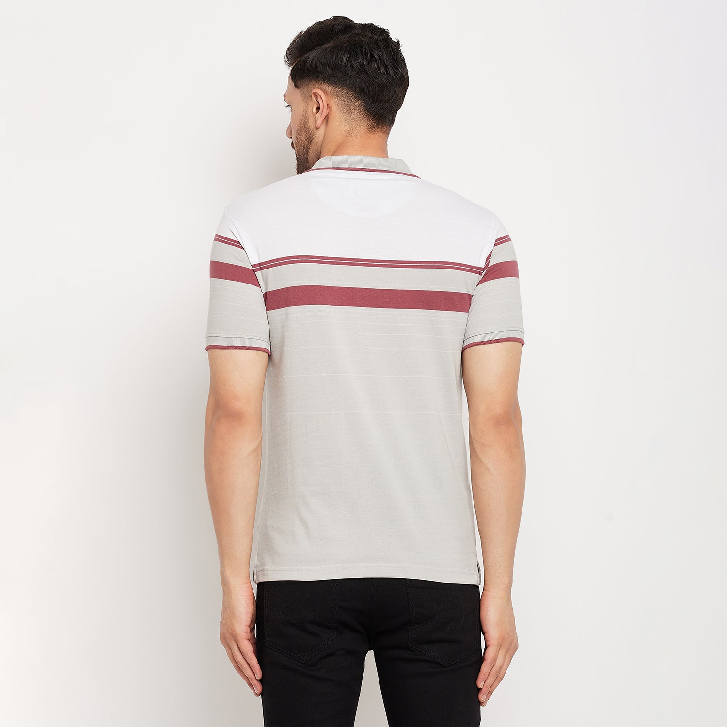 Duke Stardust Men Polo Neck Half Sleeve Cotton T-shirt (LF5839)