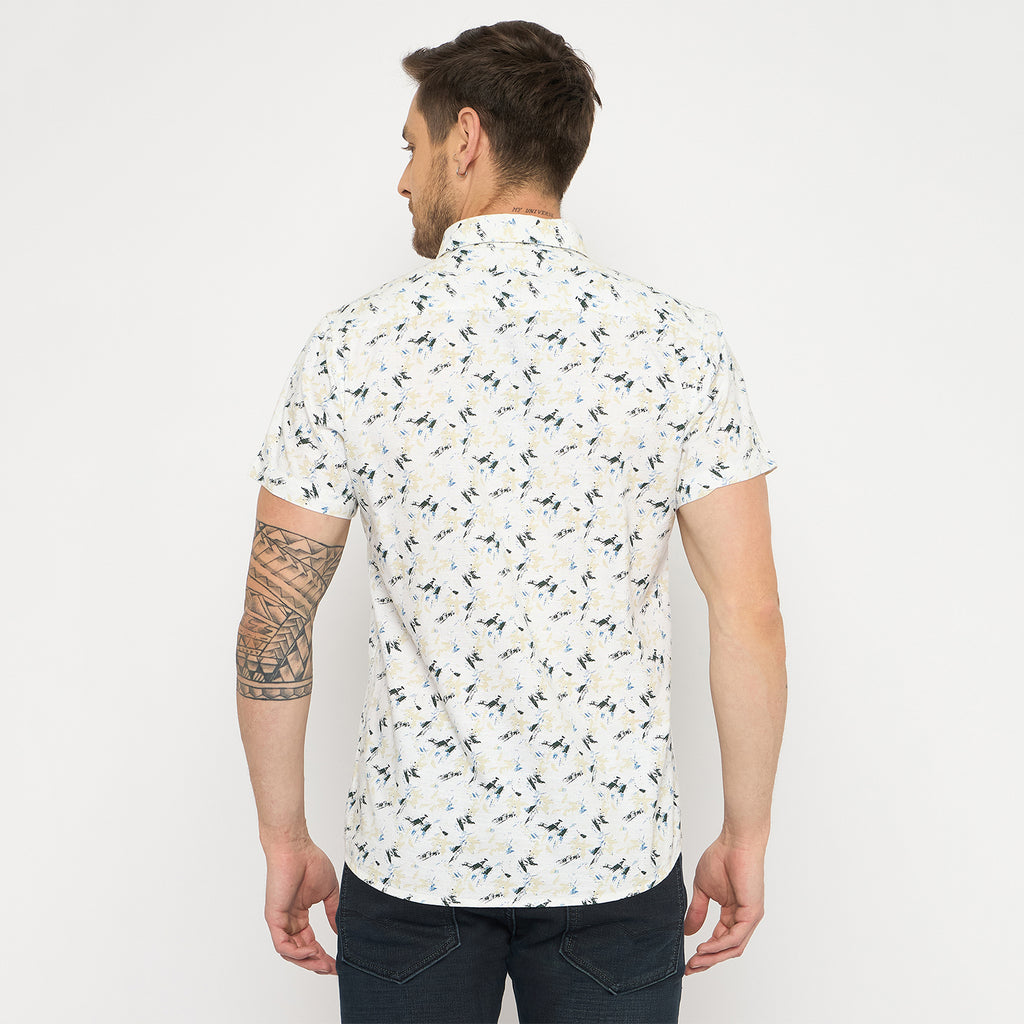 Duke Urban Men Half Sleeve Cotton Shirt (SDO4PRM)