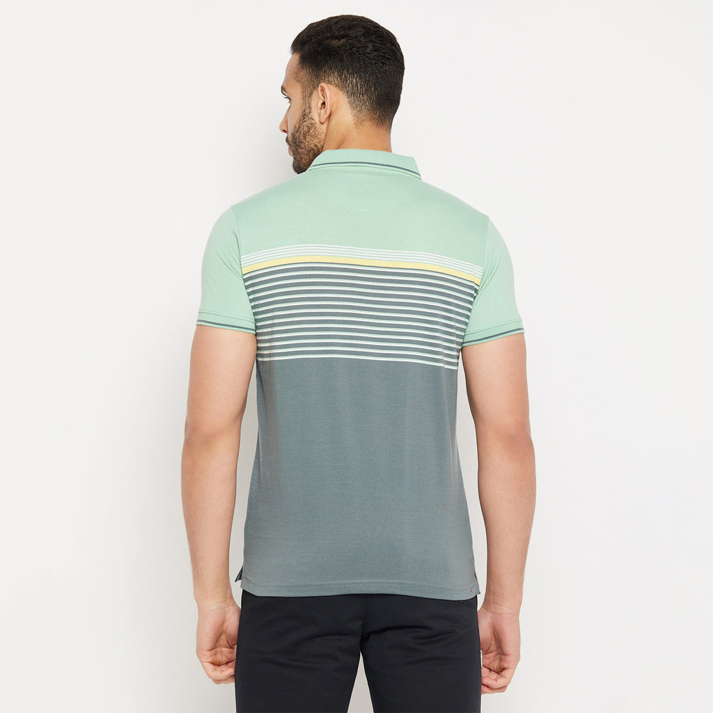 Duke Stardust Men Half Sleeve Polo Neck Cotton T-shirt (LF5726)