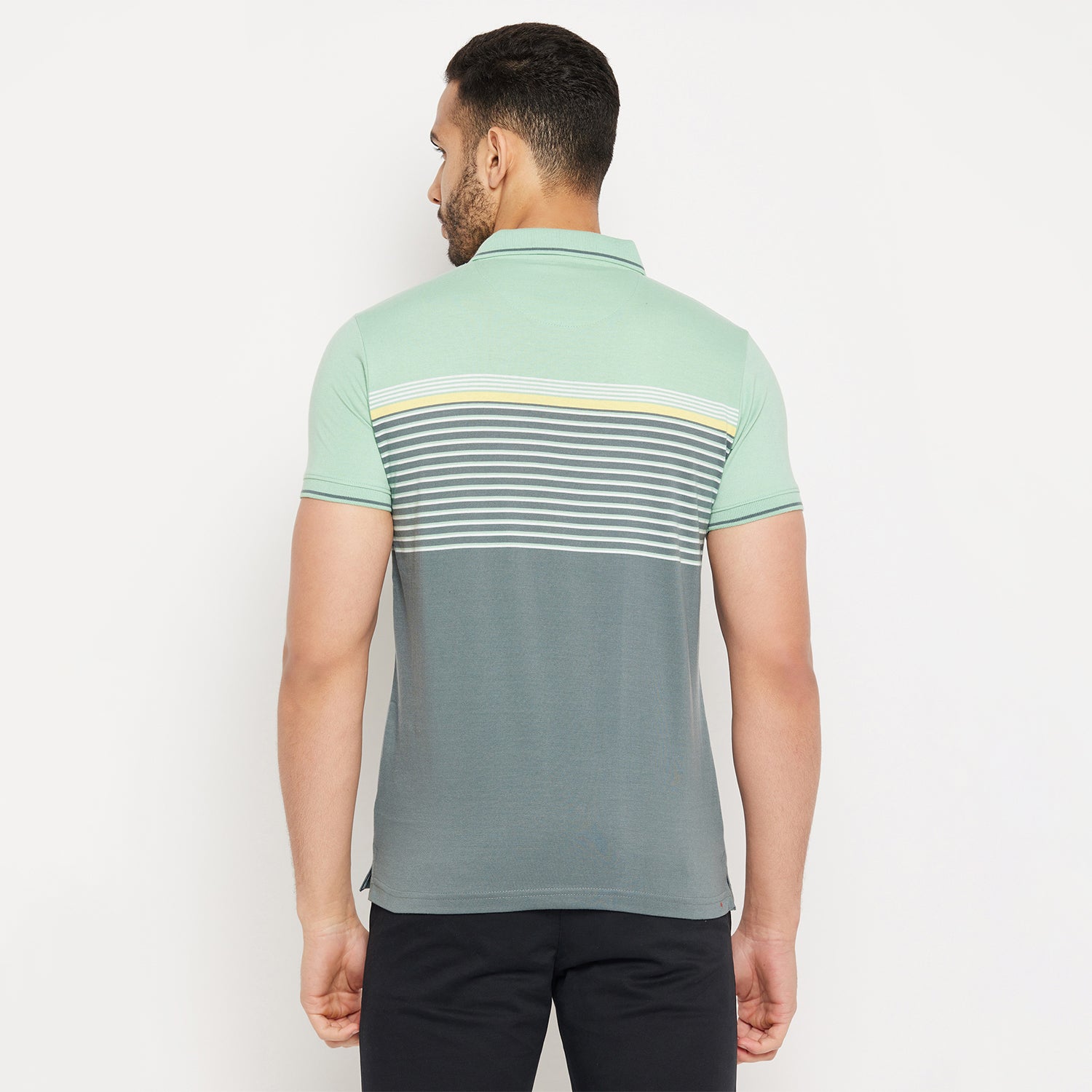 Duke Stardust Men Half Sleeve Polo Neck Cotton T-shirt (LF5726)