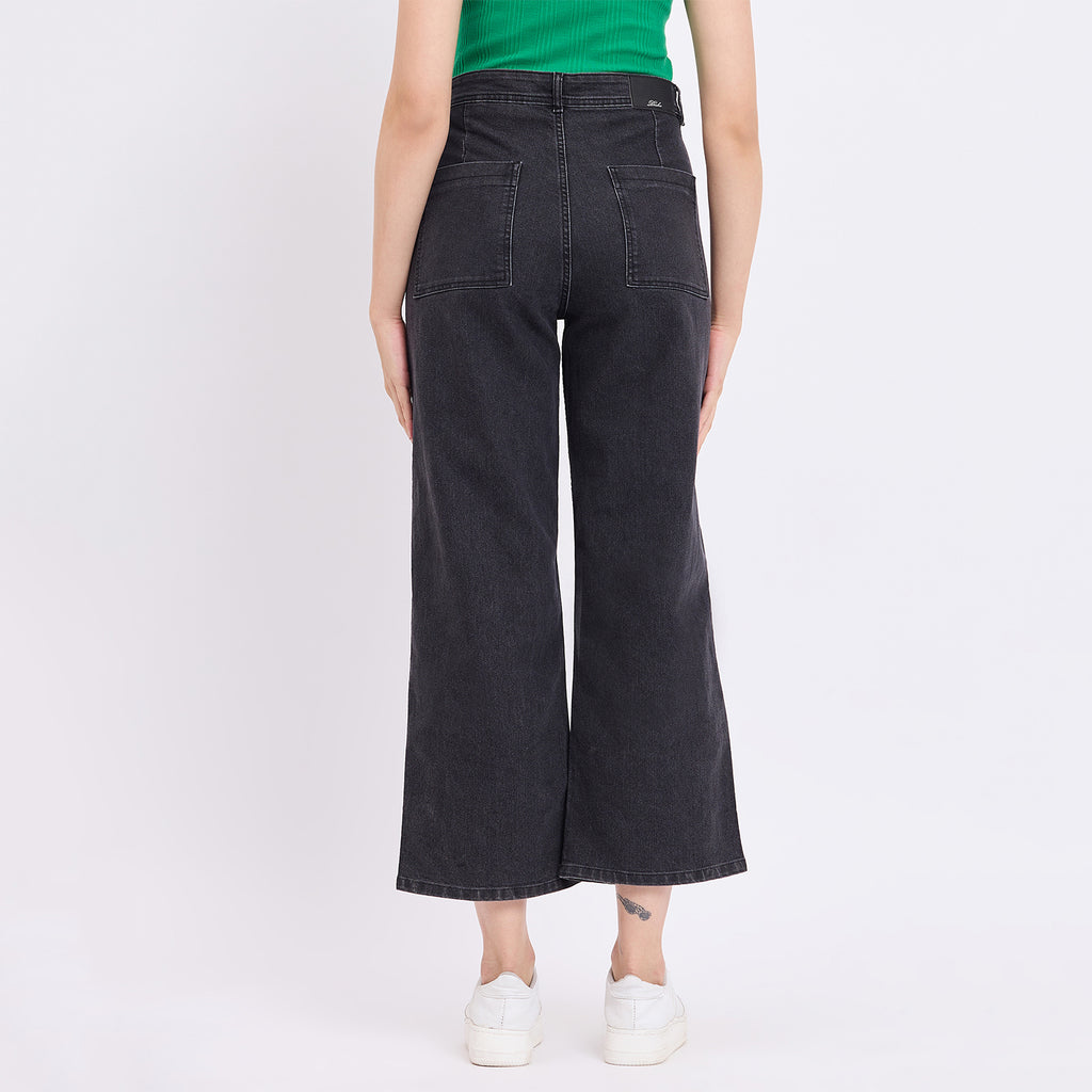 Duke Urban Women Stretchable Wide Leg Jeans (SDD6752)
