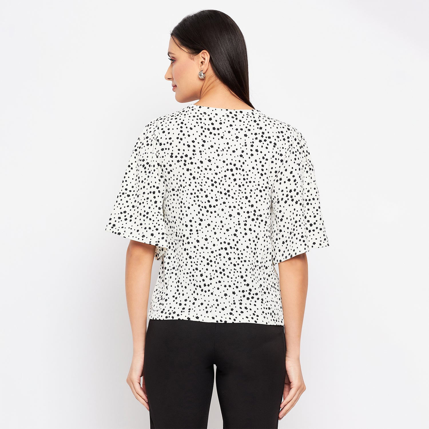 Duke Stardust Women Round Neck Half Sleeve Printed Top (SDX3268)