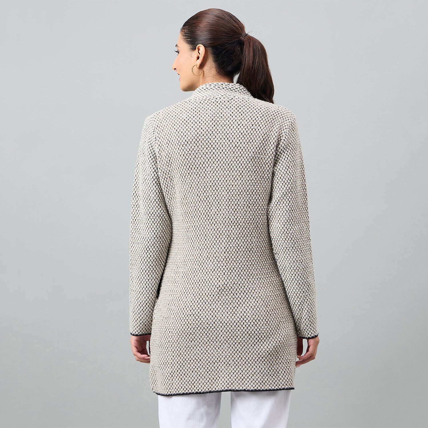 Duke Urban Women Long Coat Shortstyle Sweater (SDS1329)