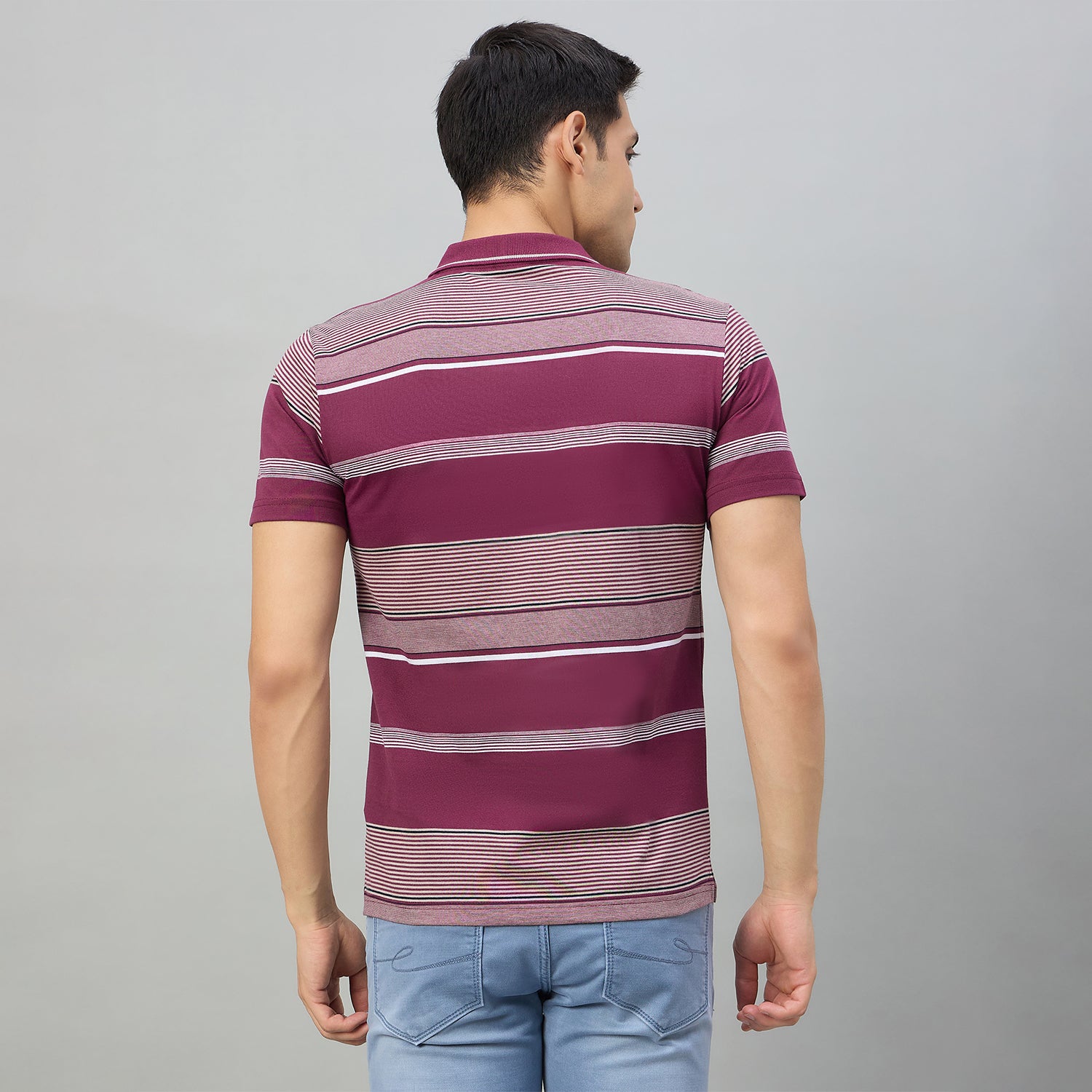 Duke Men Half Sleeve Cotton Regualr Fit Casual T-shirt (MLF1174)