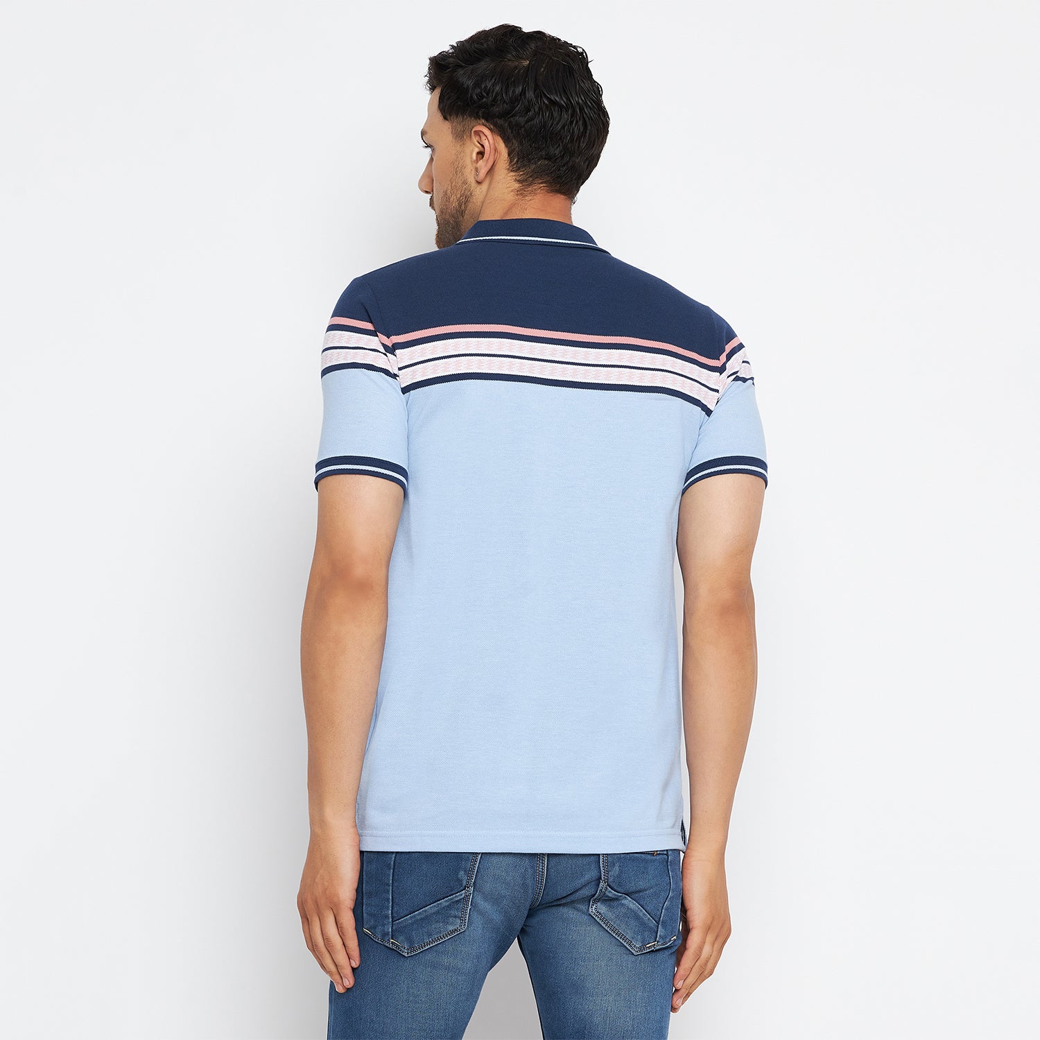 Duke Stardust Men Polo Neck Half Sleeve Cotton T-shirt (LF7074)
