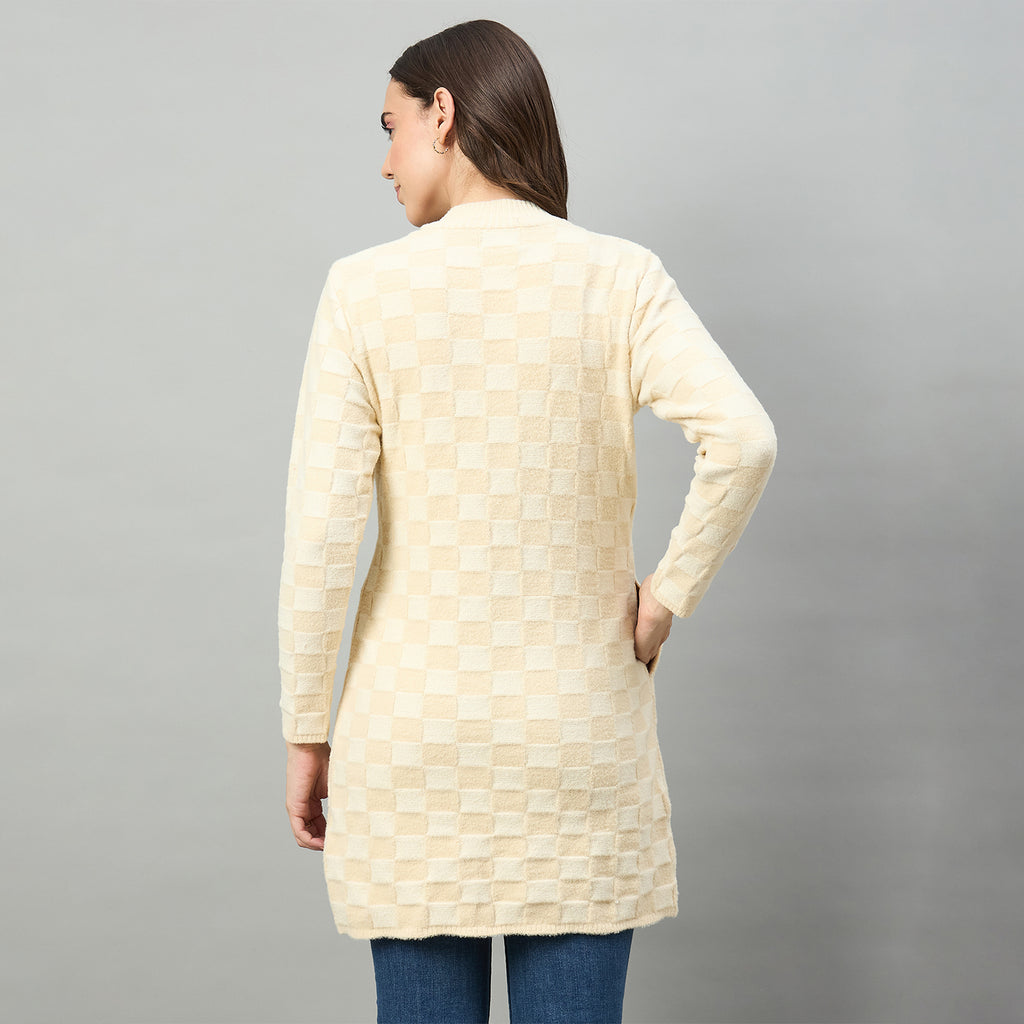 Duke Urban Women Full Sleeve Front Open Regular Cardigan (SDS1281)