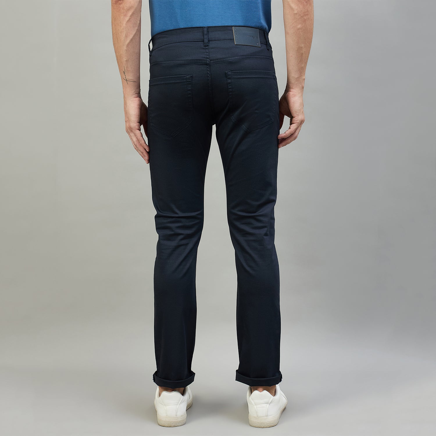 Duke Men Non-Denim Solid Casual Trouser (SDT4666R)