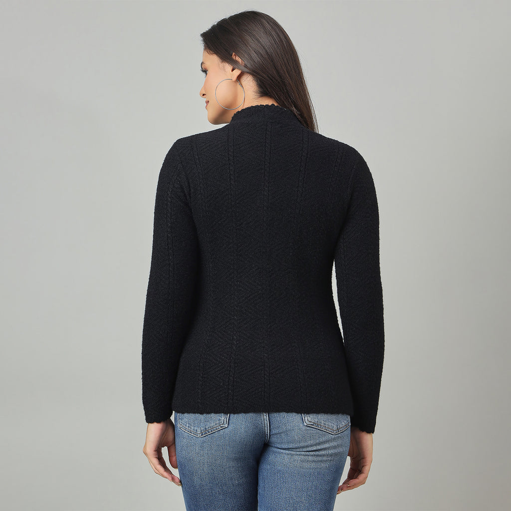Duke Urban Women Front Open Regular Sweater (SDS1282)