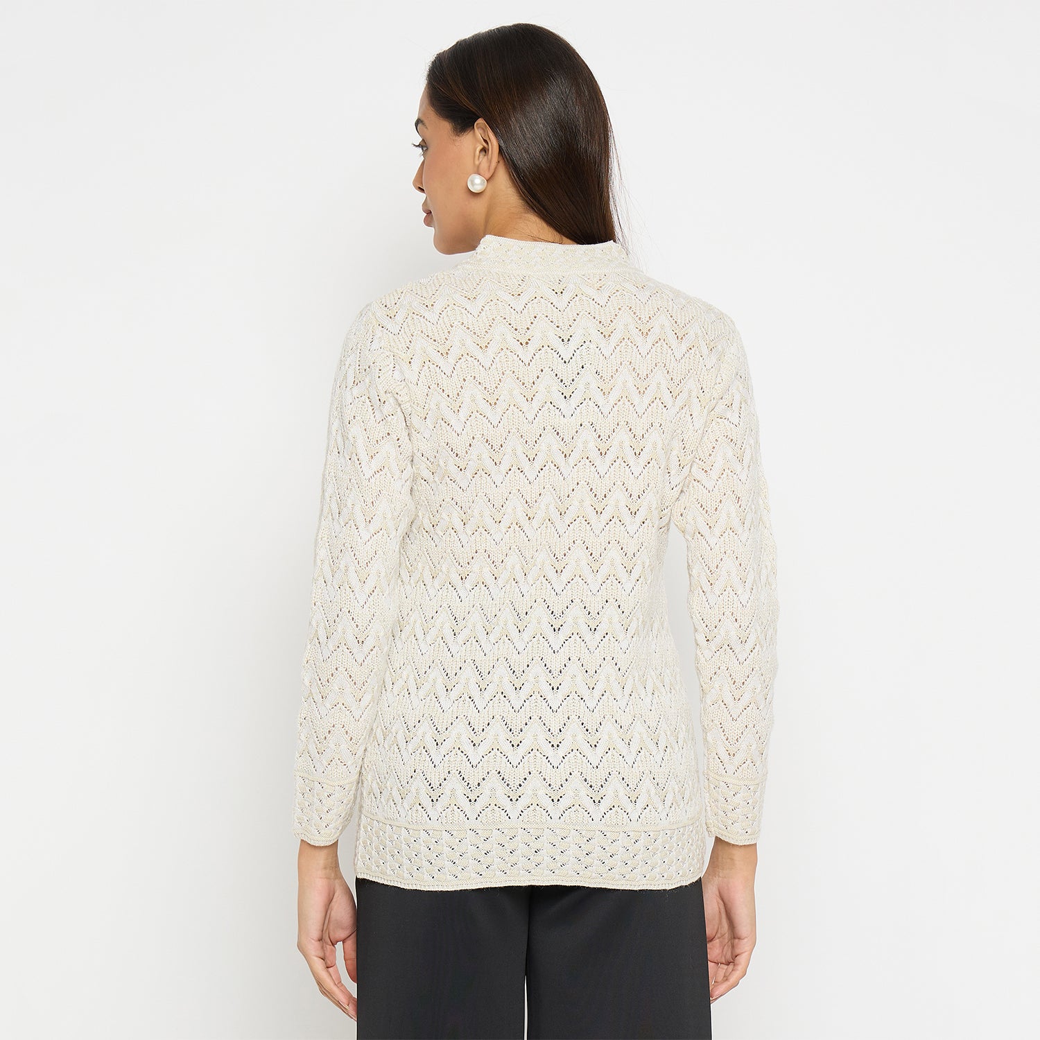 Duke Stardust Women Full Sleeve Round Neck Cardigan (SDS1059R)