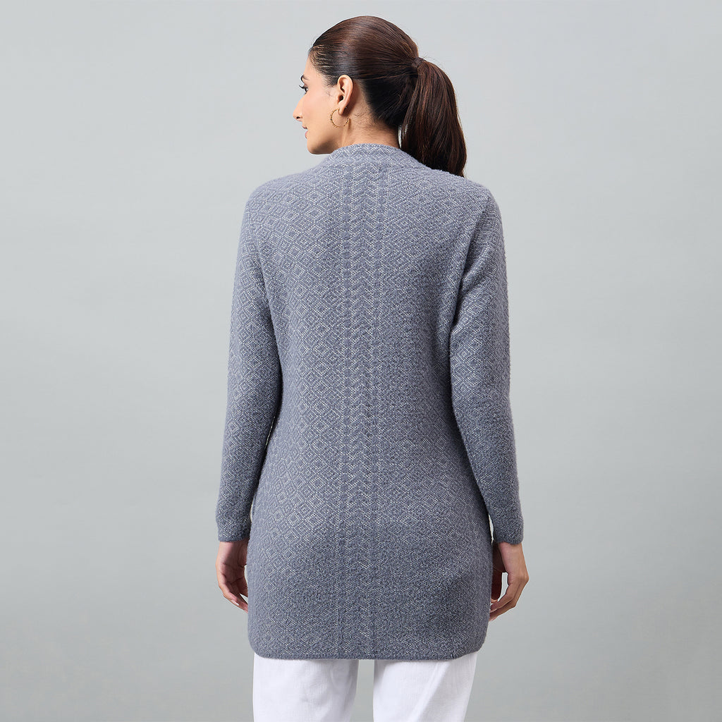 Duke Urban Women Full Sleeve Front Open Regular Cardigan (SDS1286)