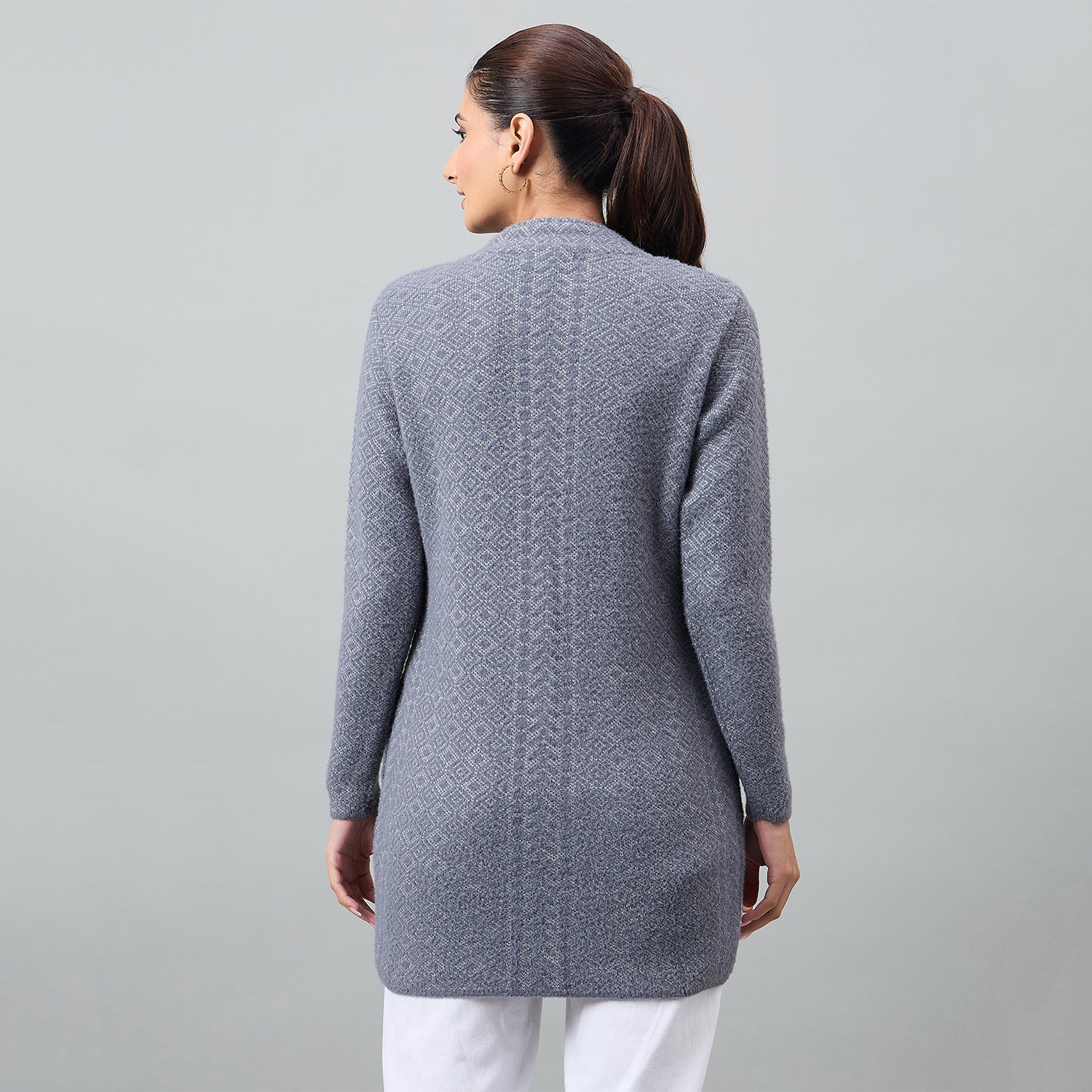 Duke Urban Women Full Sleeve Front Open Regular Cardigan (SDS1286)