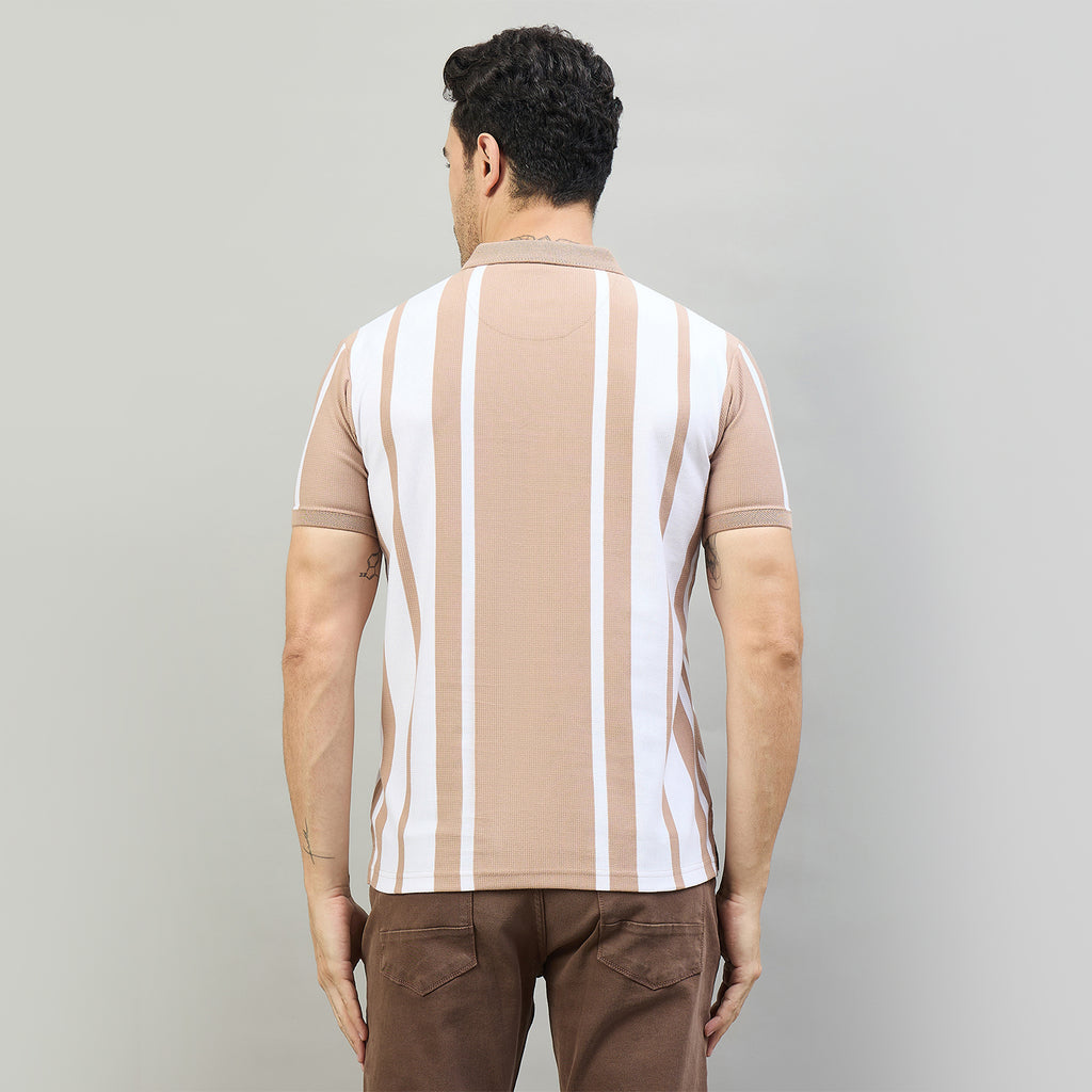 Duke Urban Men Half Sleeve Cotton Regular Fit Casual T-shirt (LF7869)