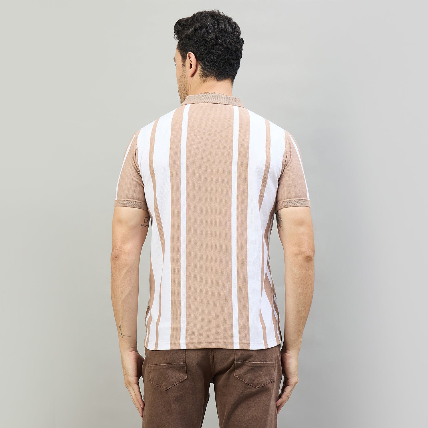 Duke Urban Men Half Sleeve Cotton Regular Fit Casual T-shirt (LF7869)