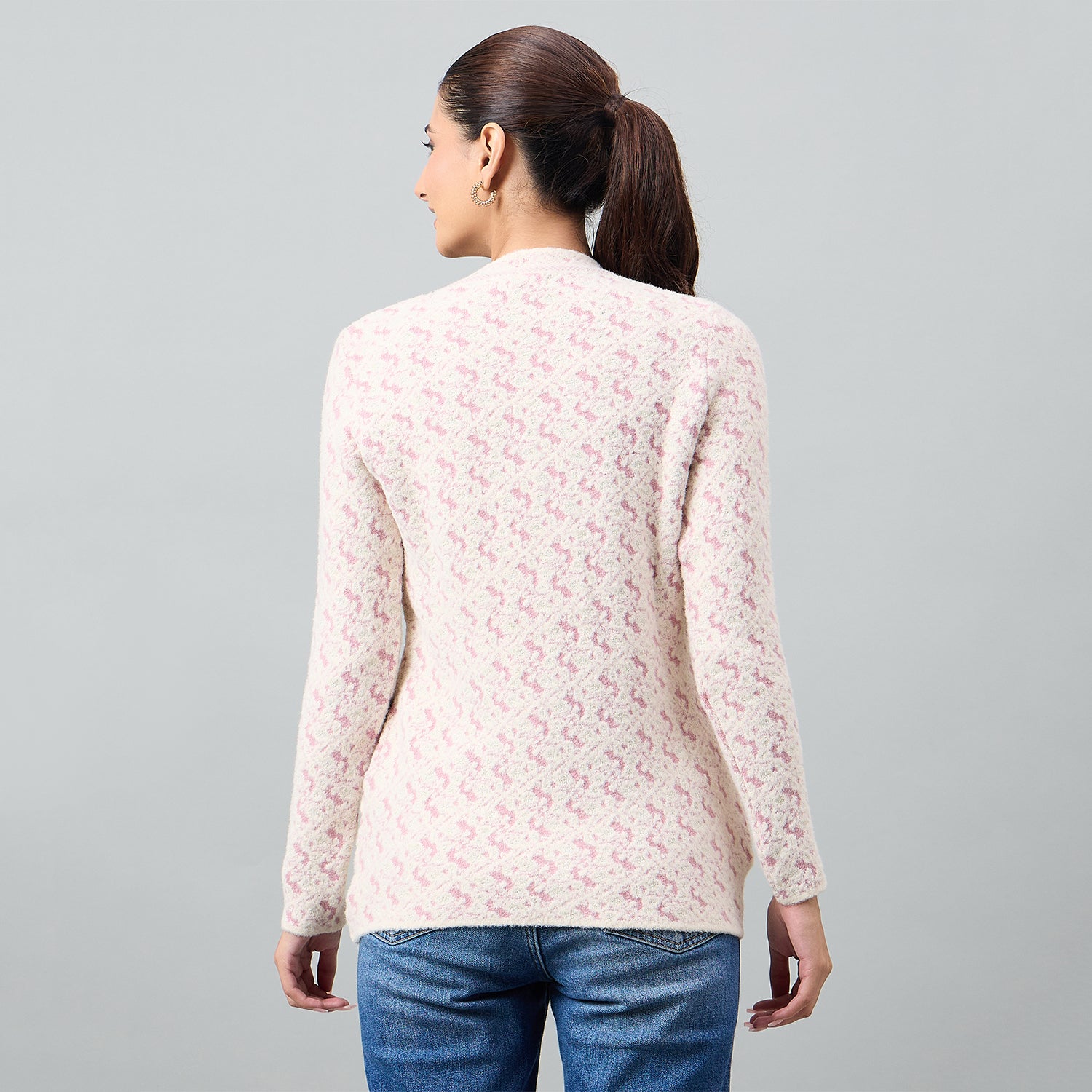 Duke Urban Women Full Sleeve Front Open Regular Cardigan (SDS1333)