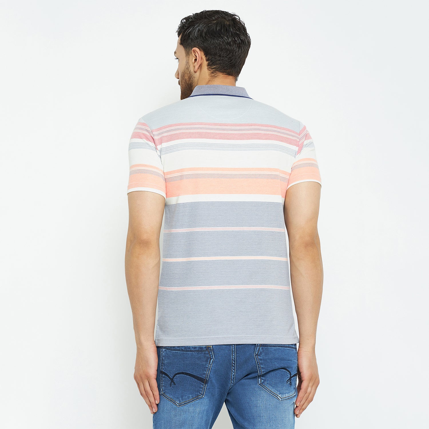 Duke Stardust Men Half Sleeve Cotton T-shirt (LF7076)