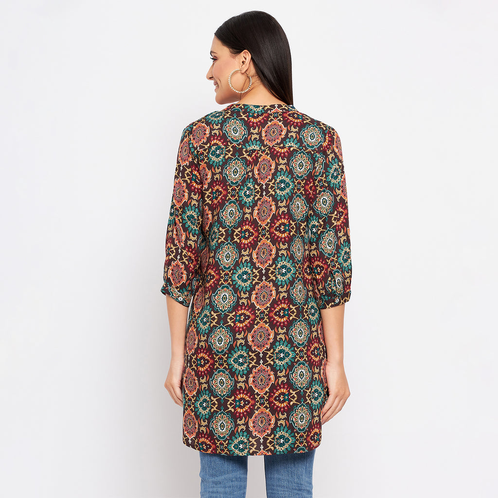 Duke Stardust Women 3/4 Sleeve Printed Tunic (SDX4111)