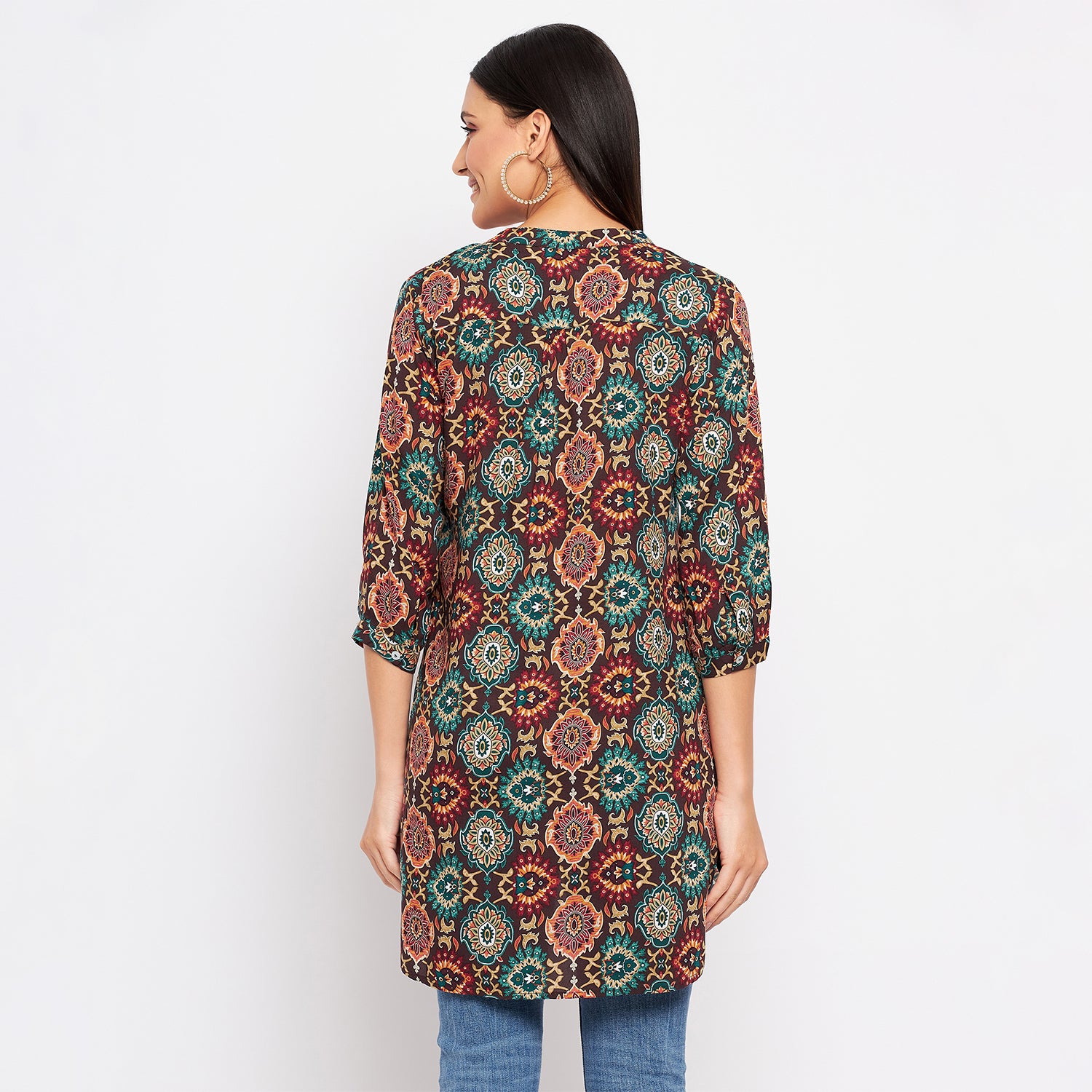 Duke Stardust Women 3/4 Sleeve Printed Tunic (SDX4111)