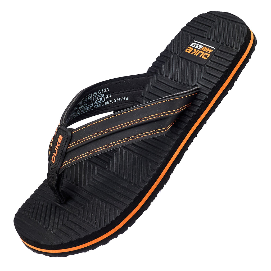 Duke Mens Textured Flip-Flops (FWC6213)