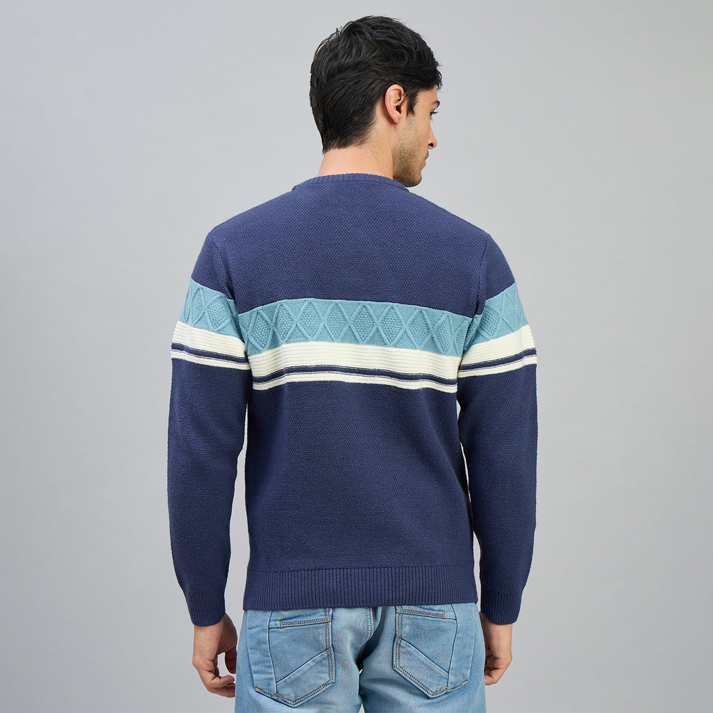 Duke Men Full Sleeve Round Neck Regular Sweater (SDS2332)