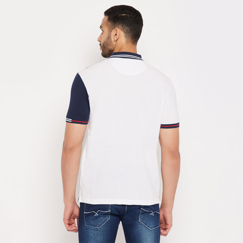 Duke Stardust Men Half Sleeve Polo Neck Cotton T-shirt (4006)