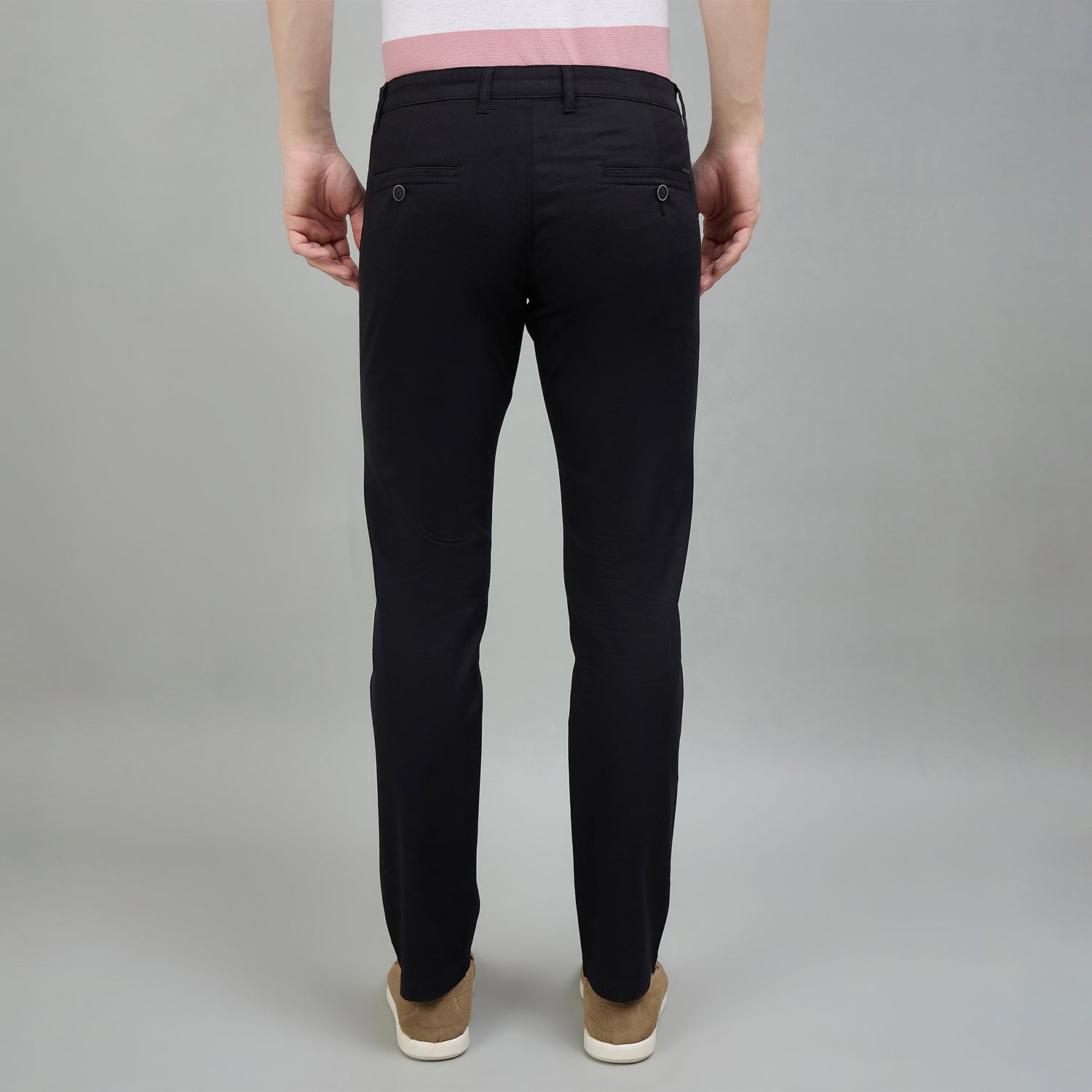 Duke Urban Men Flatfront Narrowfit Non-denim Casual Trouser (SDT4667)