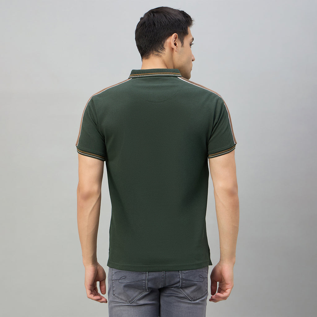 Duke Men Half Sleeve Cotton Regular Fit Casual T-shirt (LF7967)