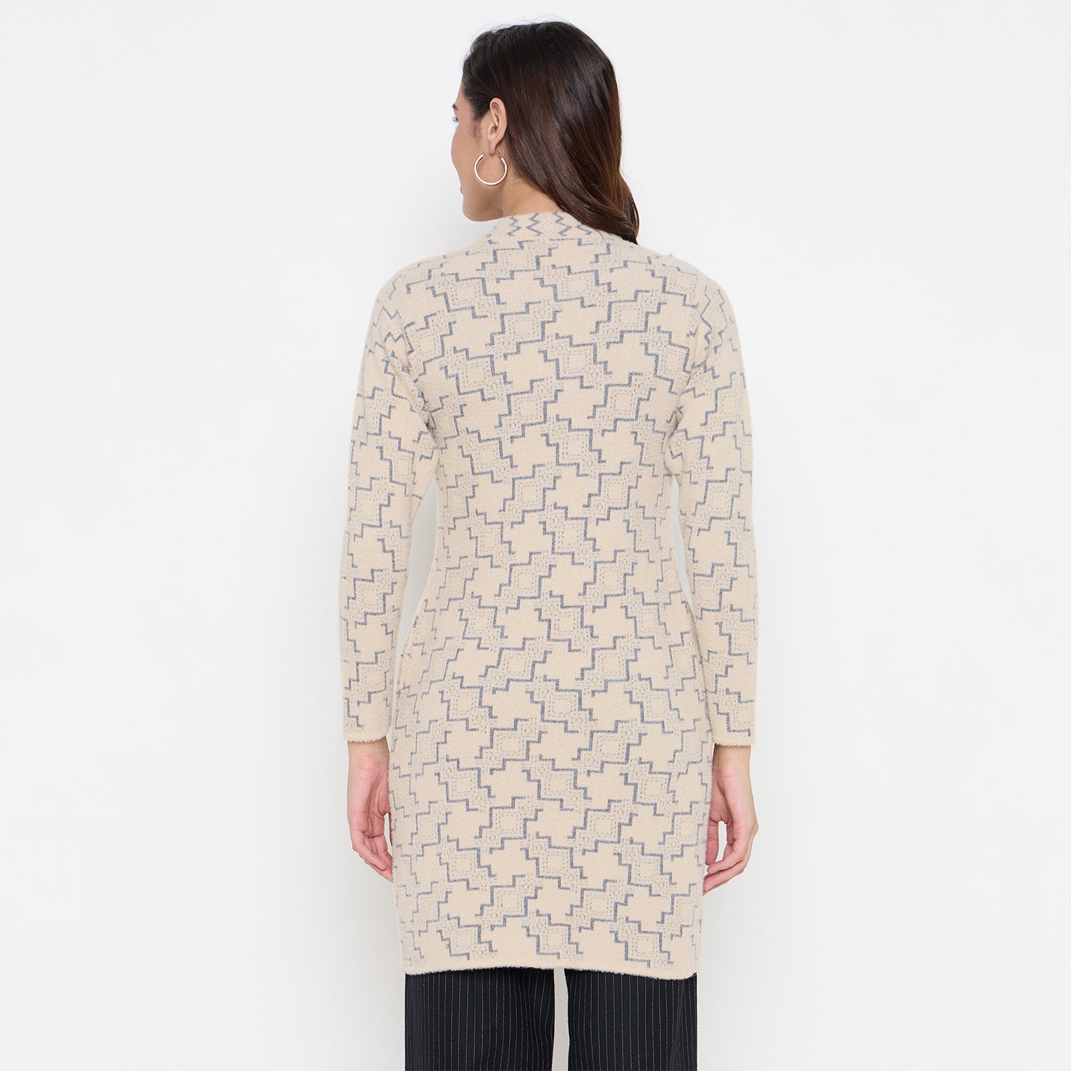 Duke Urban Women Full Sleeve Long Coat Type Sweater (SDS1312)