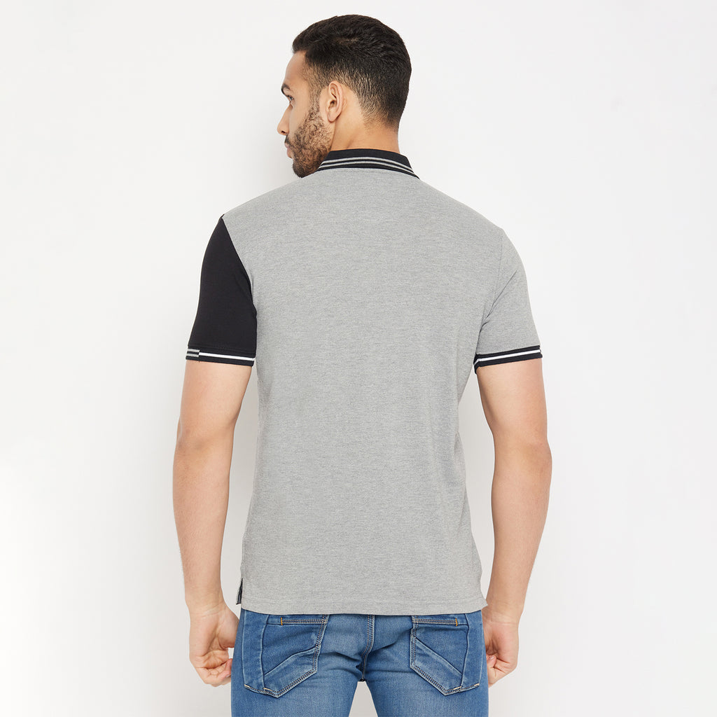 Duke Stardust Men Half Sleeve Polo Neck Cotton T-shirt (4006)