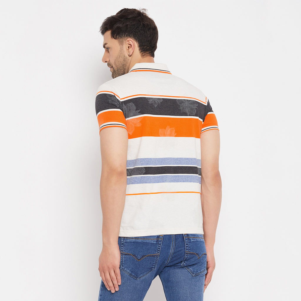Duke Stardust Men Half Sleeve Cotton T-shirt (MLF4596)