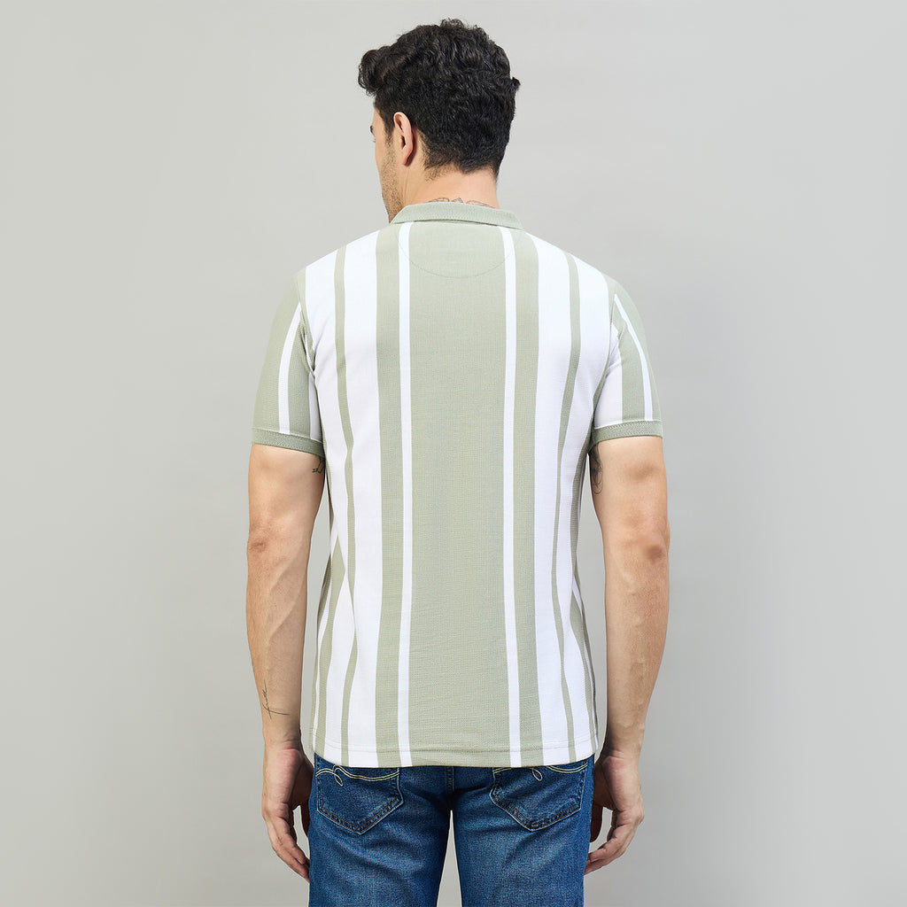 Duke Urban Men Half Sleeve Cotton Regular Fit Casual T-shirt (LF7869)