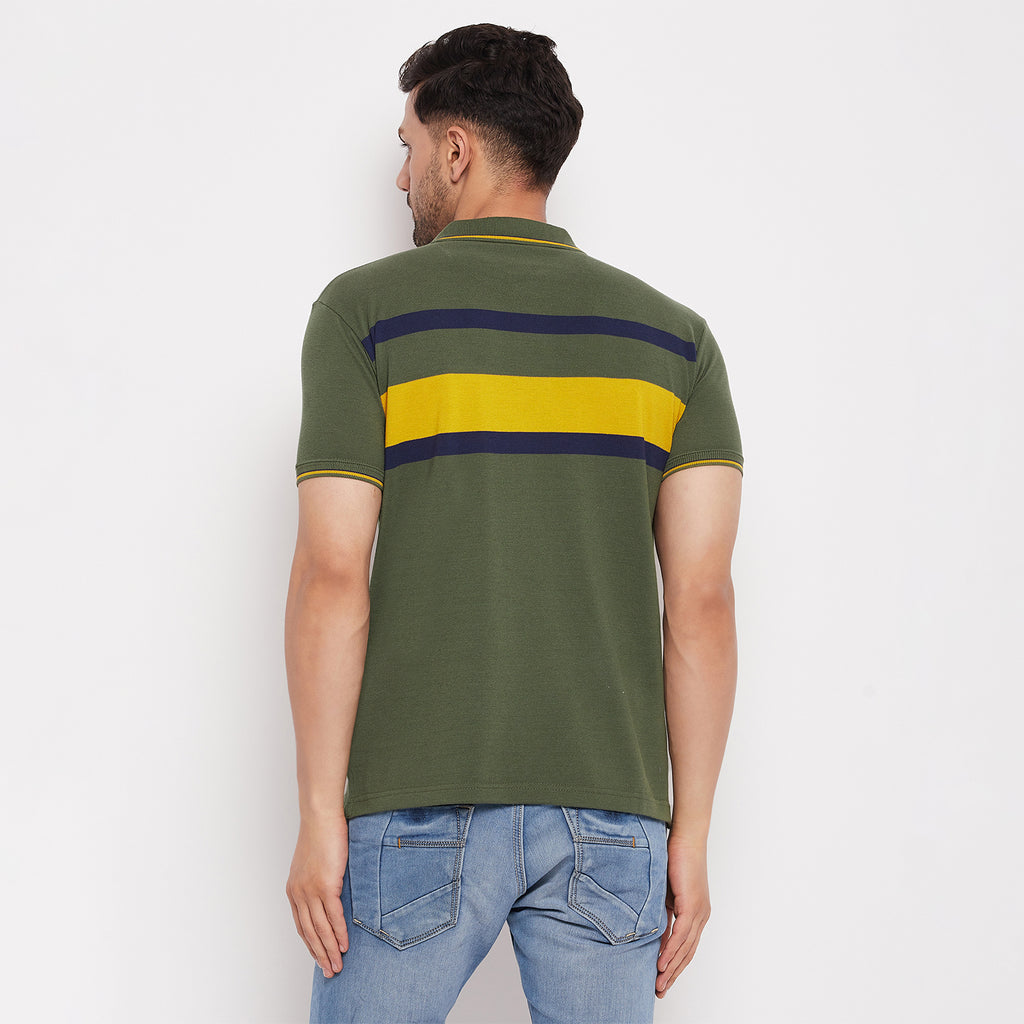 Duke Stardust Men Polo Neck Half Sleeve Cotton T-shirt (LF5719)