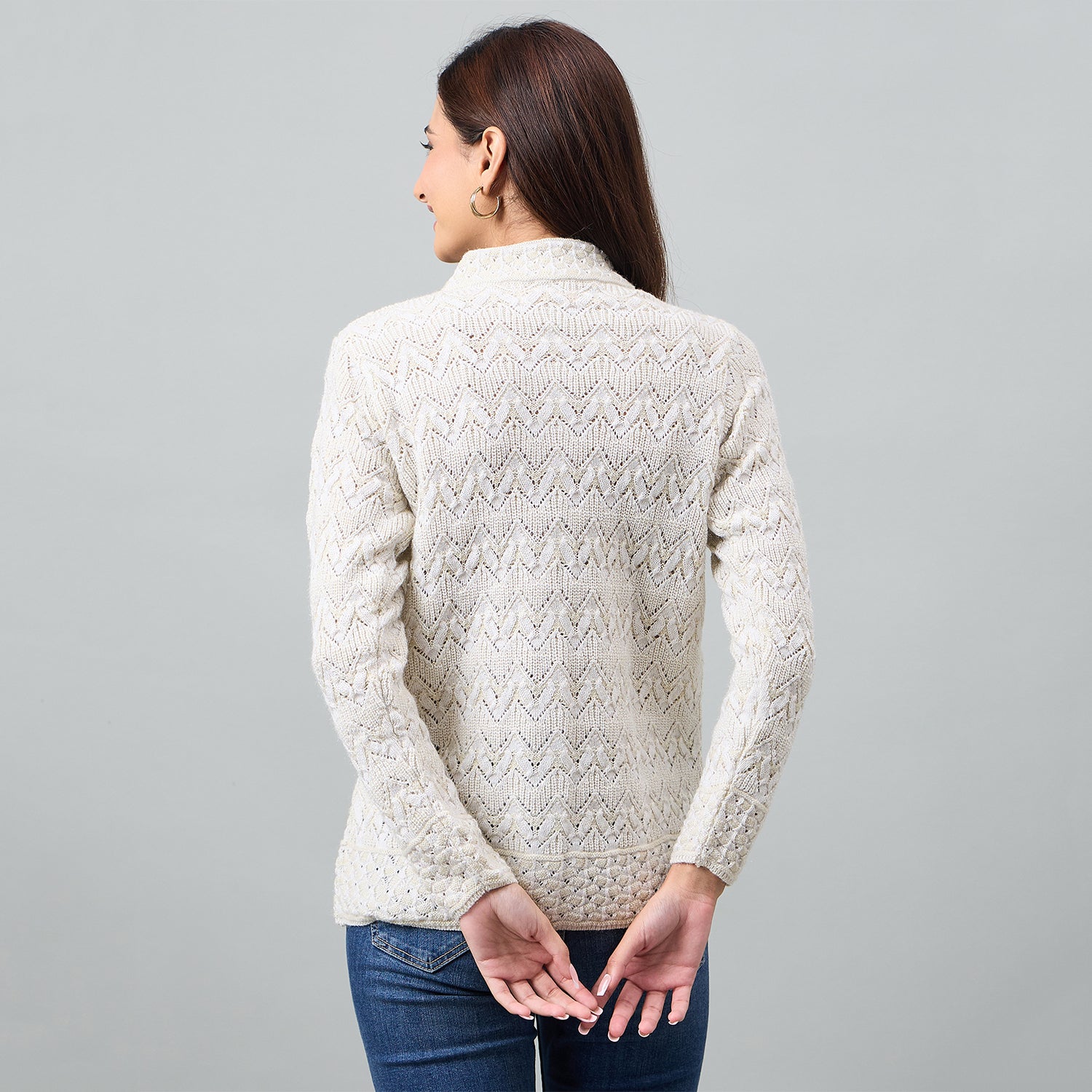 Duke Urban Women Full Sleeve Front Open Regular Cardigan (SDS1367R)