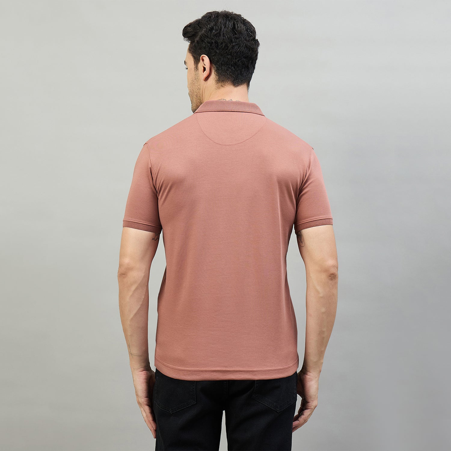 Duke Men Half Sleeve Cotton Smart Fit Casual T-shirt (SD75)