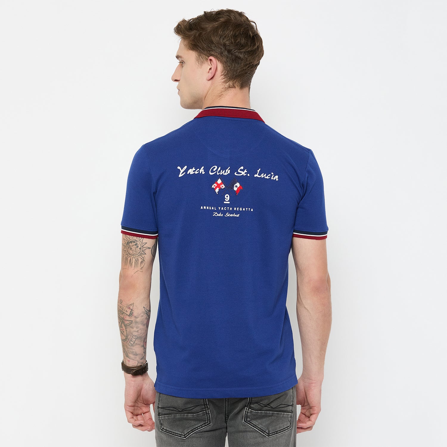 Duke Urban Men Half Sleeve Cotton Tshirt (LF4956)