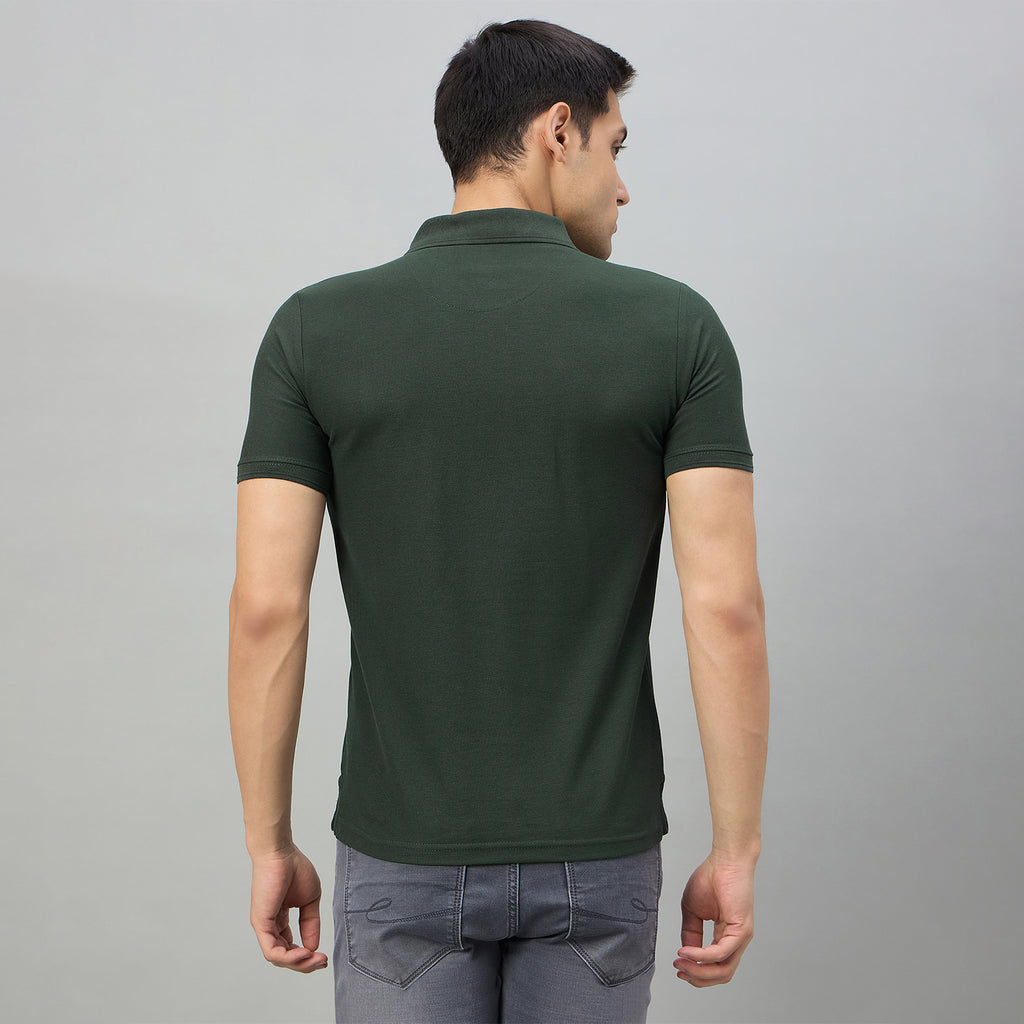 Duke Men Half Sleeve Cotton Smart Fit Casual T-shirt (MSD71)