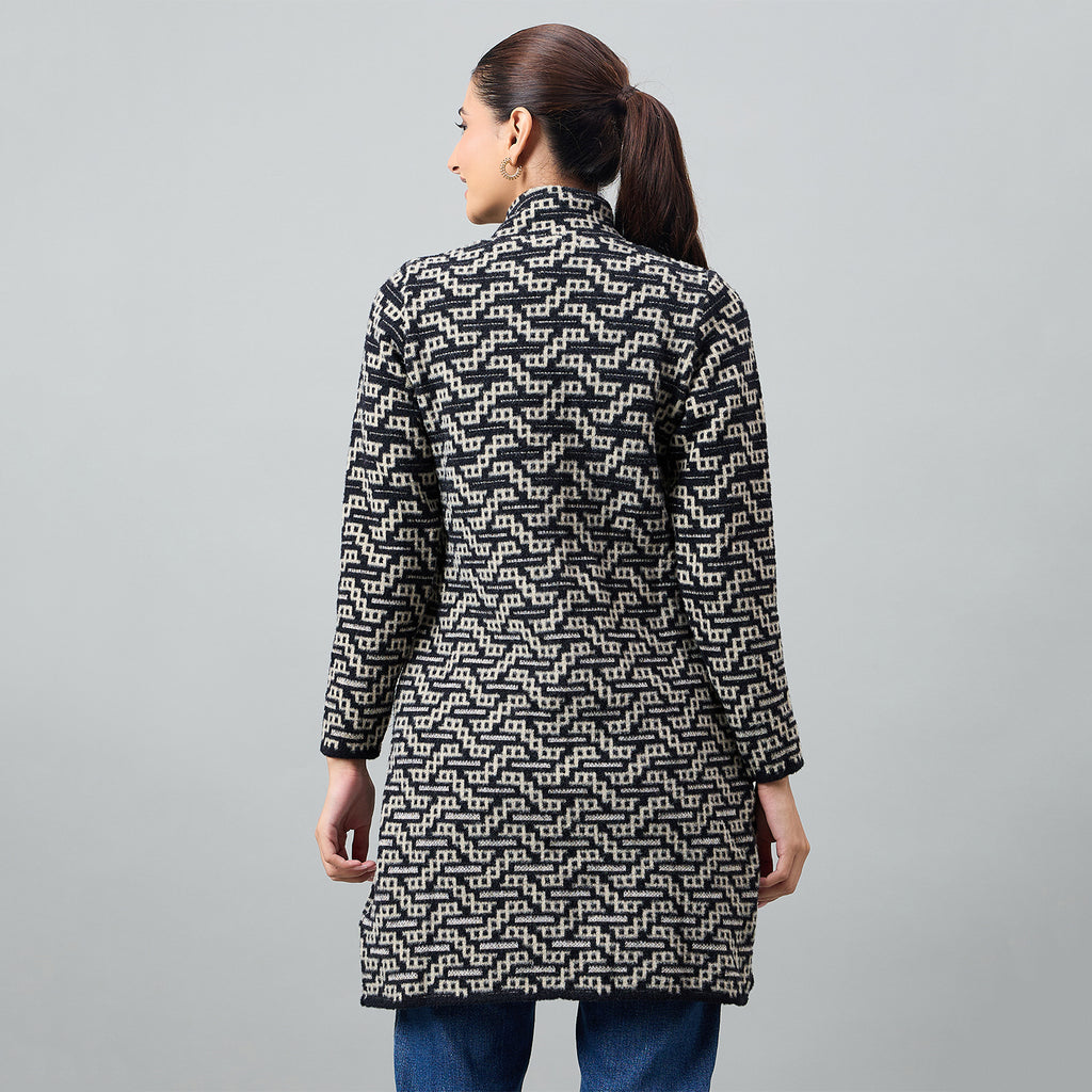Duke Urban Women Long Coat Regular Sweater (SDS1325)