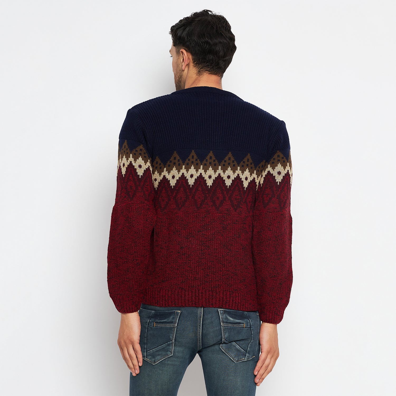 Duke Stardust Men Full Sleeve Round Neck Pullover (SDS648)
