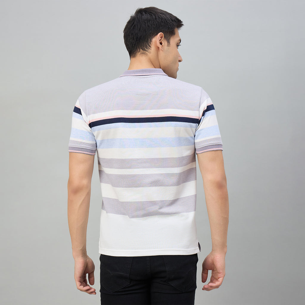 Duke Men Half Sleeve Cotton Regualr Fit Casual T-shirt (LF7959)