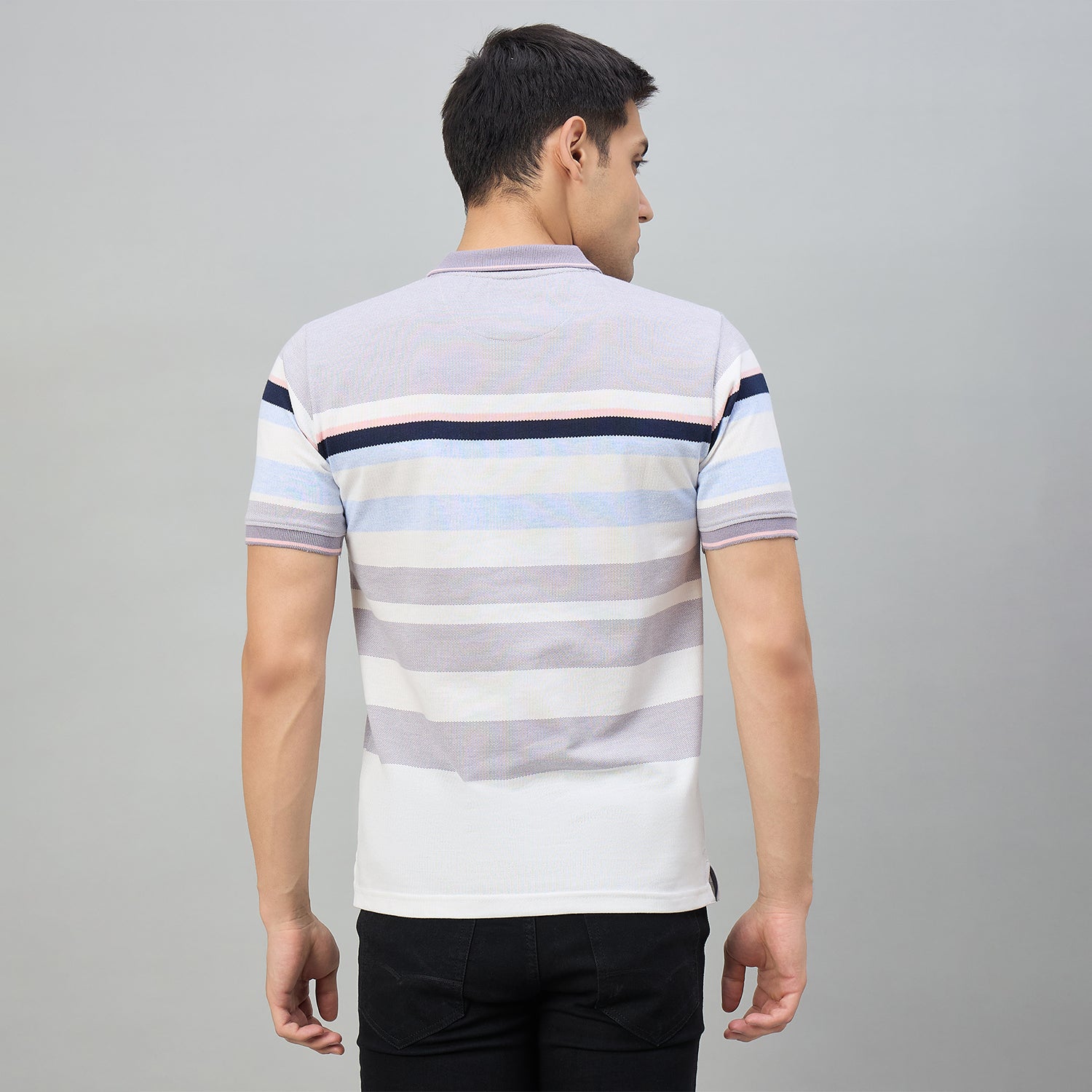 Duke Men Half Sleeve Cotton Regualr Fit Casual T-shirt (LF7959)