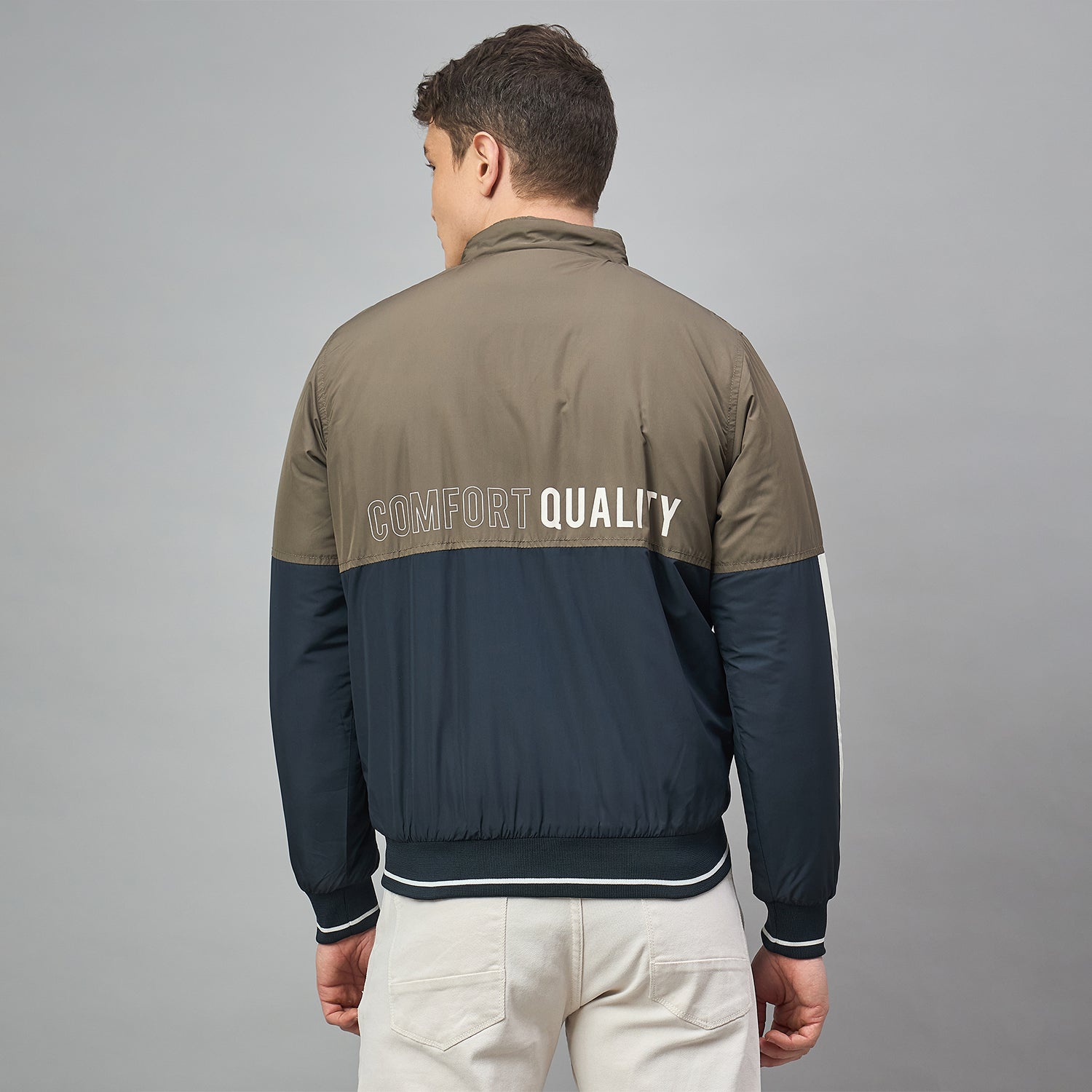 Duke Urban Men Full Sleeve Slim fit Bomber Jacket (SDZ4097)