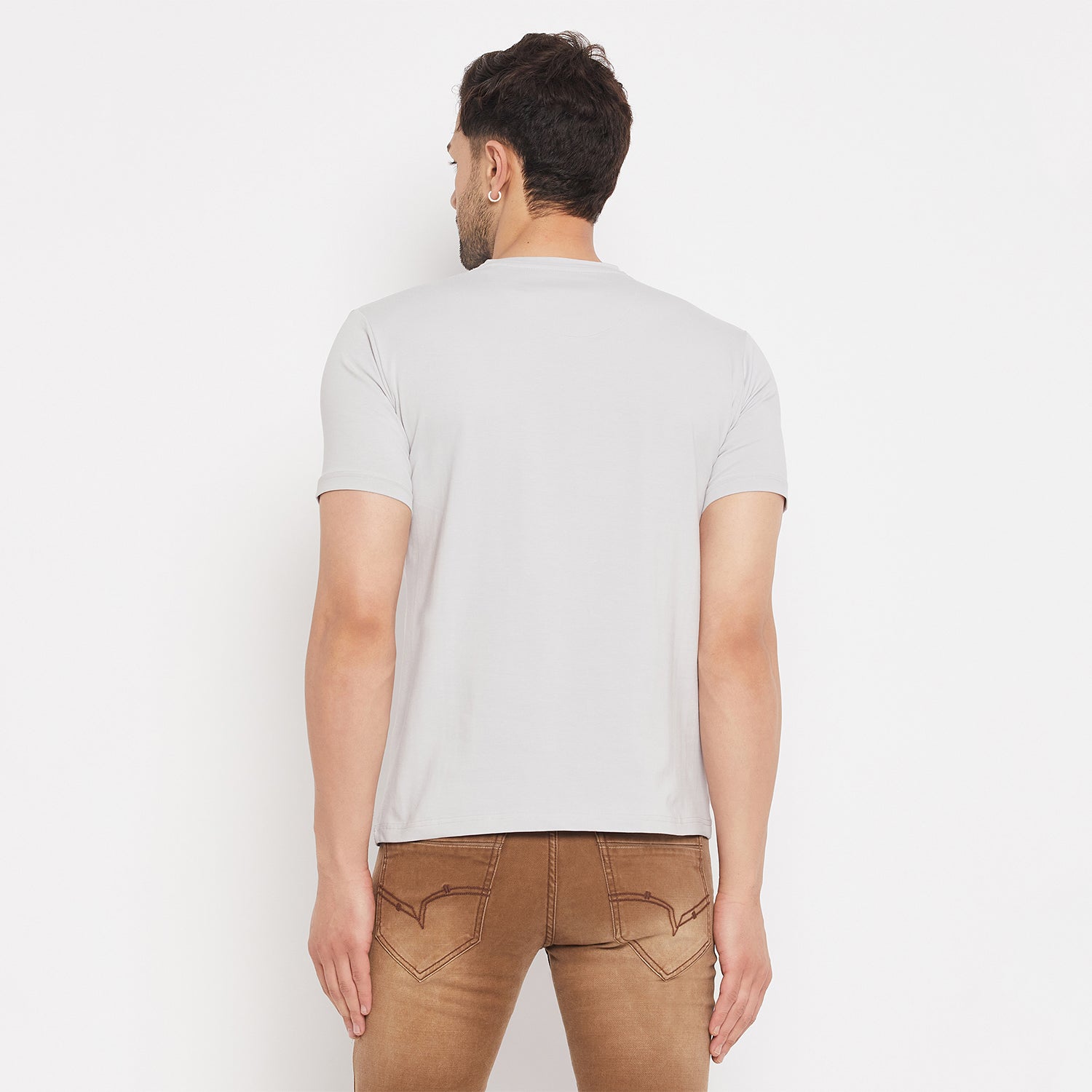 Duke Stardust Men Half Sleeve Cotton T-shirt (MLF7050)