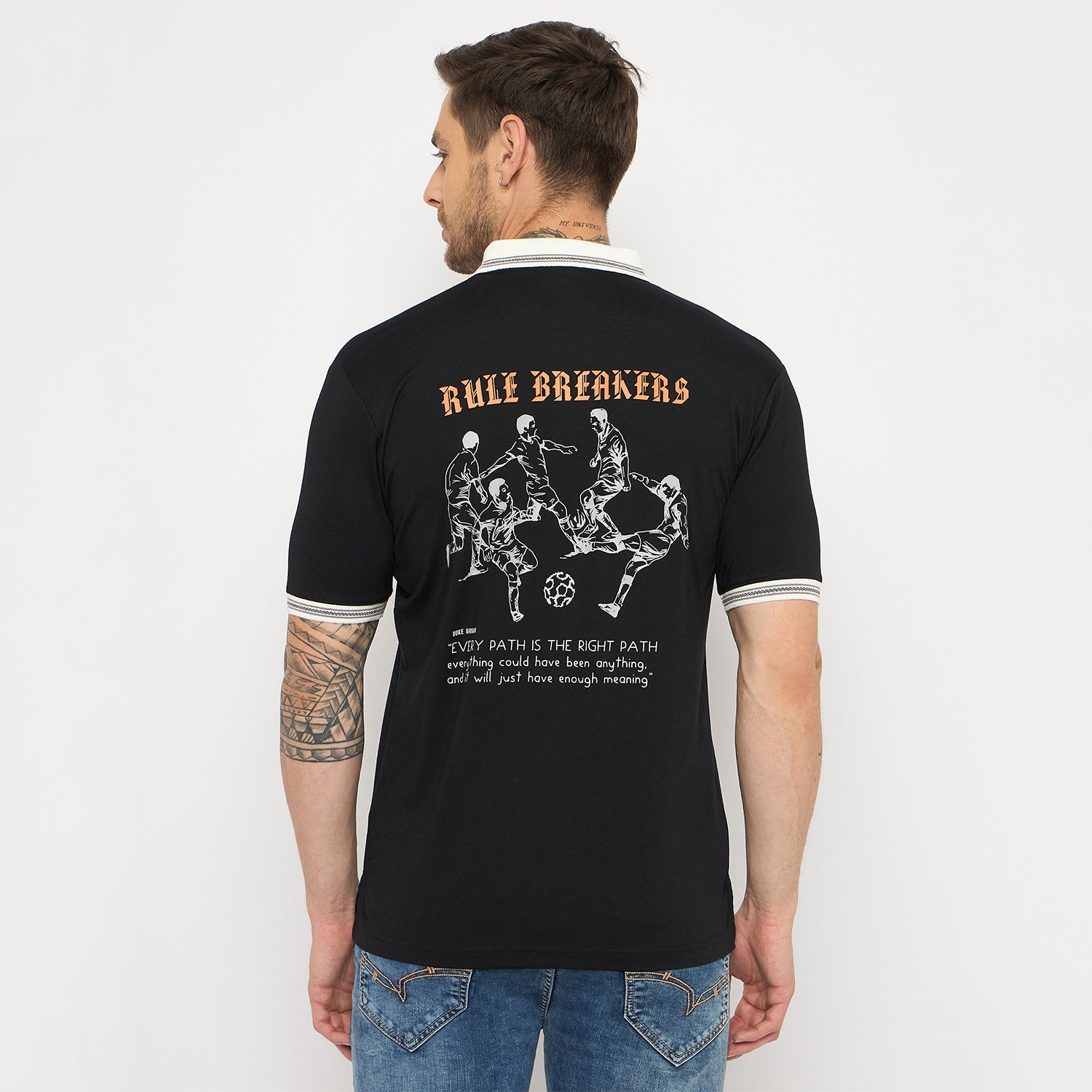 Duke Urban Men Half Sleeve Cotton Tshirt (LF7404)