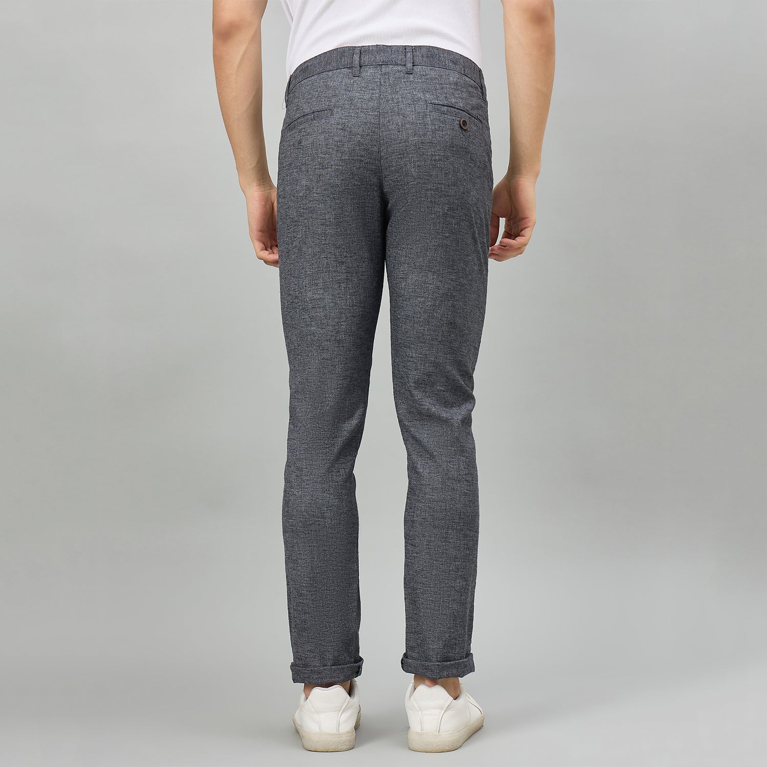 Duke Men Flatfront Narrow fit Casual Chinos Trouser (SDT4653)