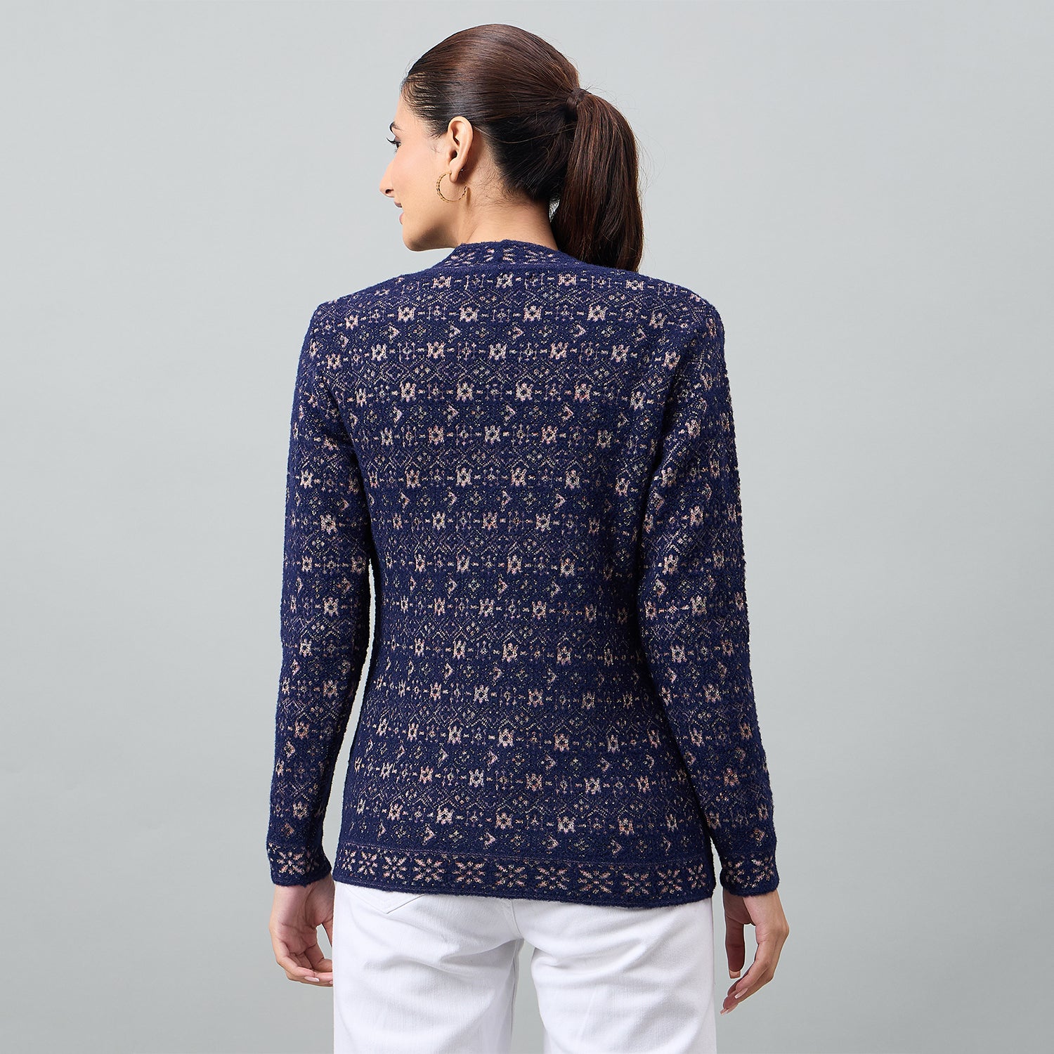 Duke Urban Women Full Sleeve Front Open Regular Cardigan (SDS1348)