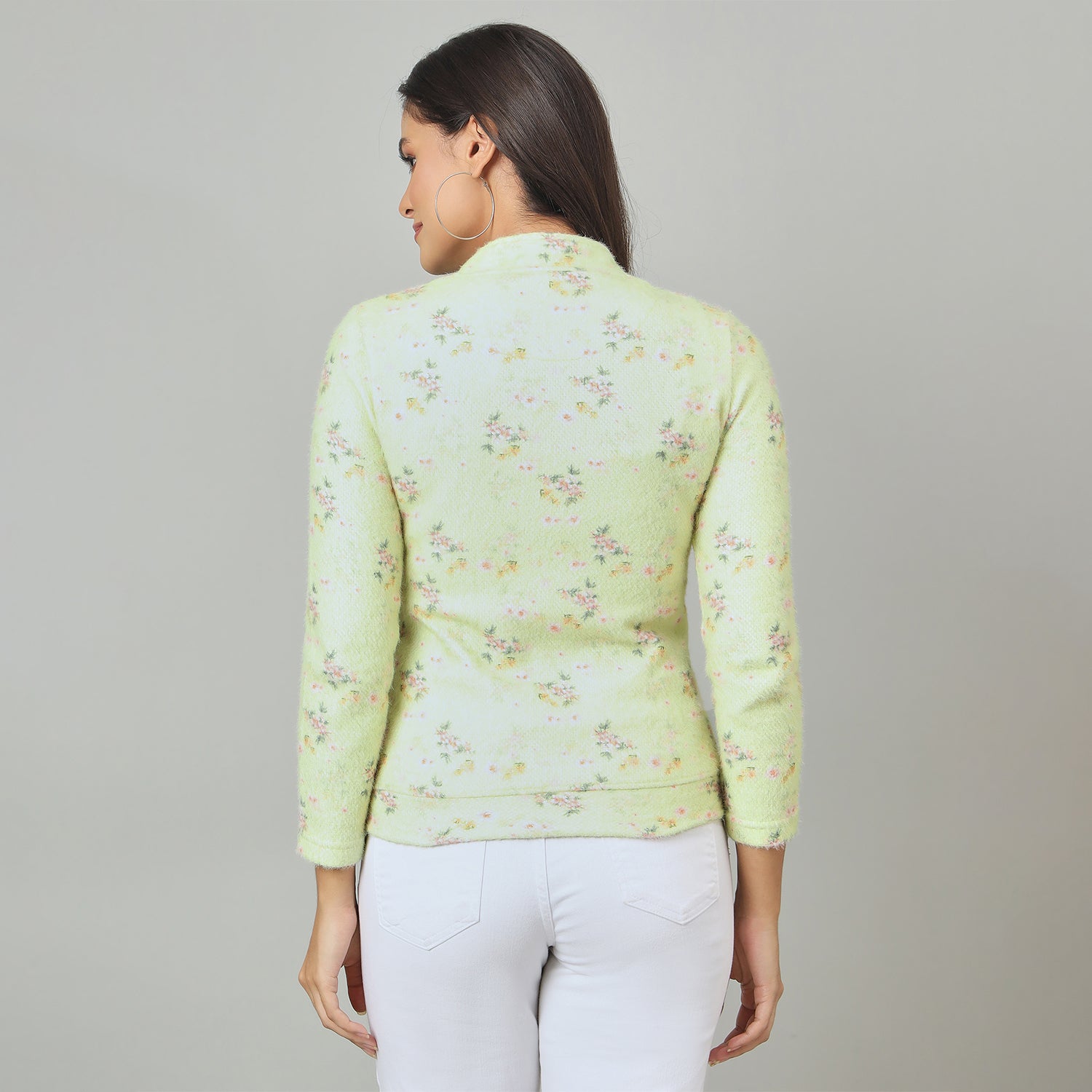Duke Urban Women Full Zip Regular Sweatshirt (LFX976)