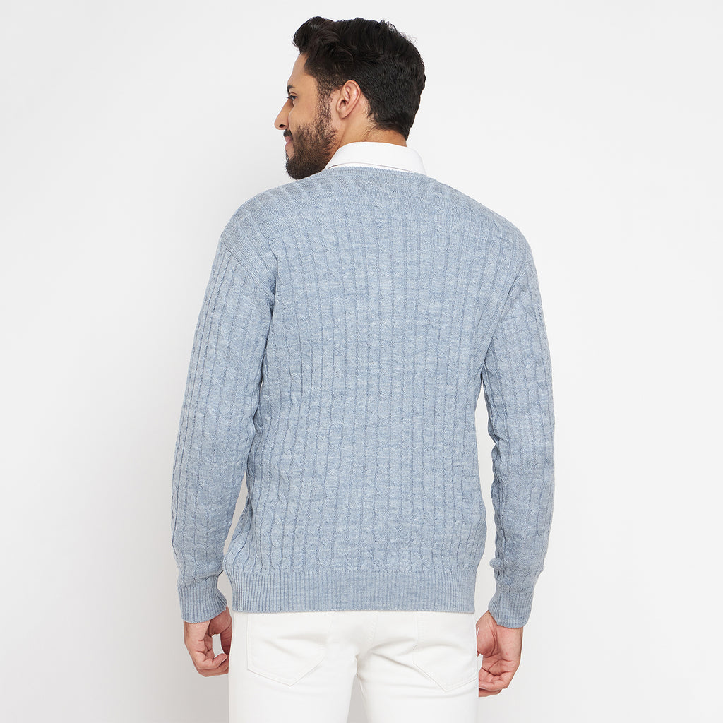 Duke Urban Men Full Sleeve V Neck Sweater (SDS2046)