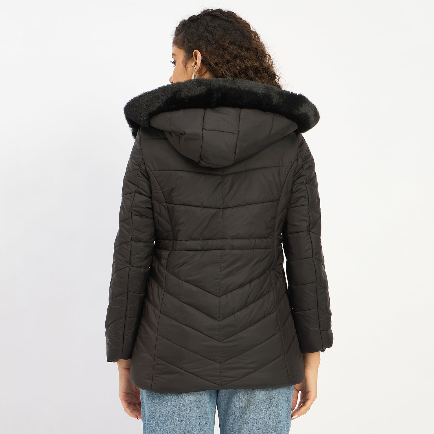Duke Urban Women Full Sleeve Long Jacket (SDZ4113)